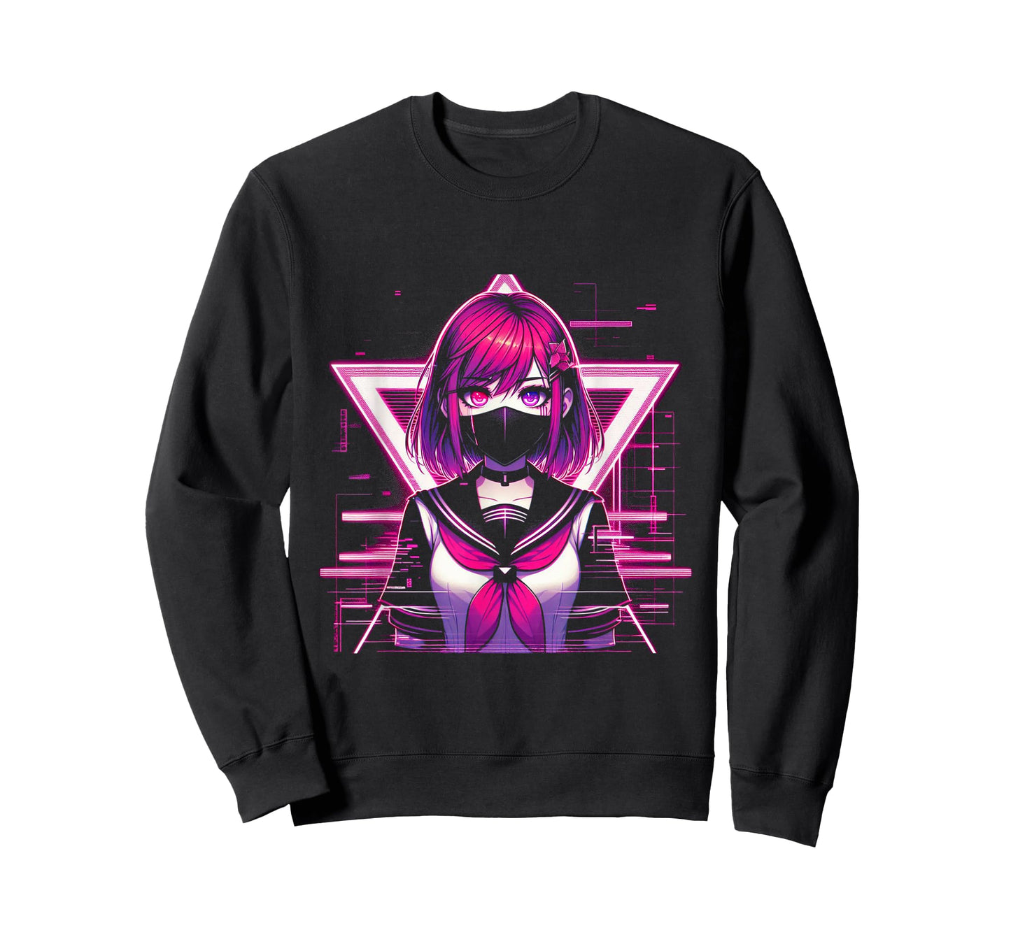 Japanese Anime Girl Indie Old Aesthetic Otaku Cyberpunk T-Shirt