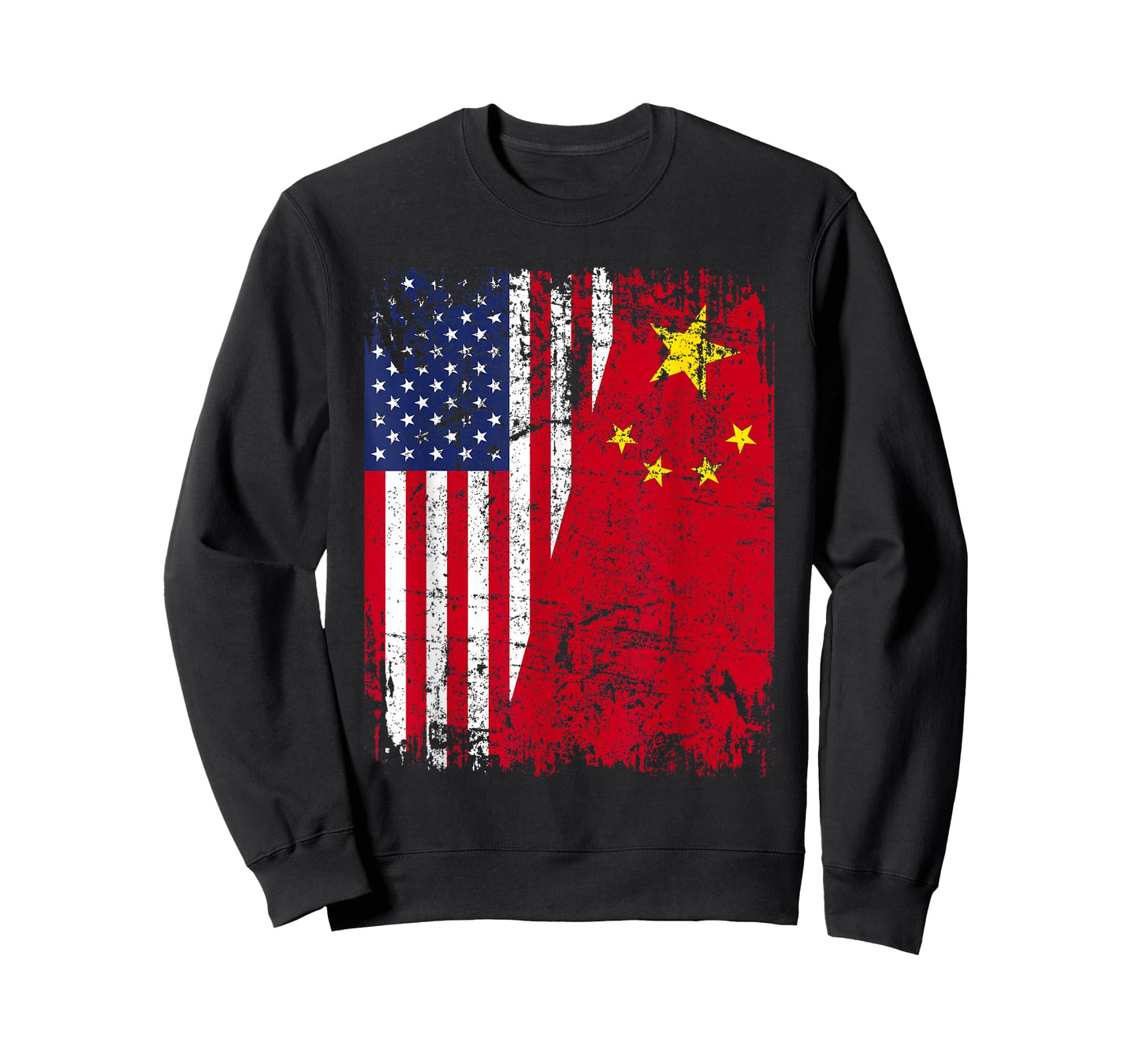 CHINESE American Flag | Men Women Kids | USA CHINA FLAG T-Shirt