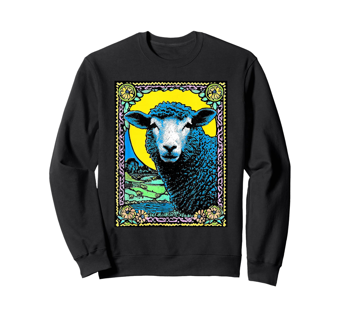 Vintage 70s Cute Lamb Sheep Farmer Farming Lovers T-Shirt