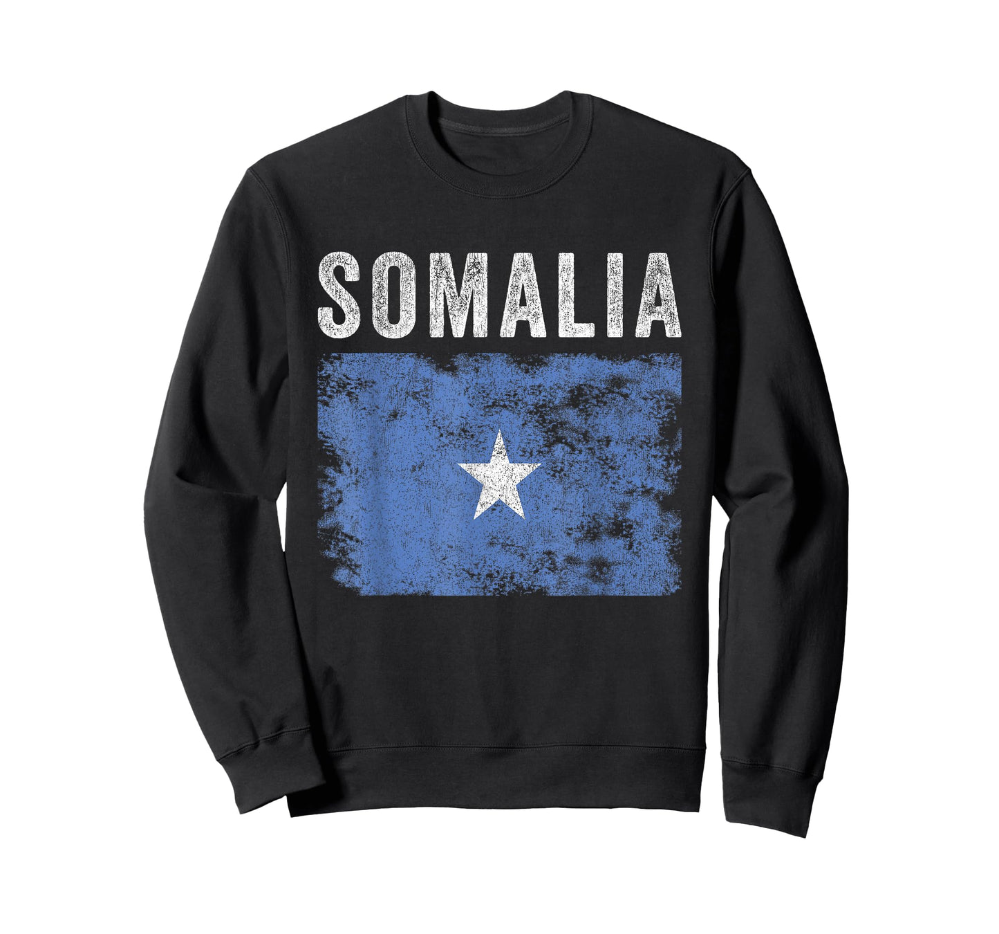 Somalia Flag Distressed - Men Women Kids - Somali Flag T-Shirt