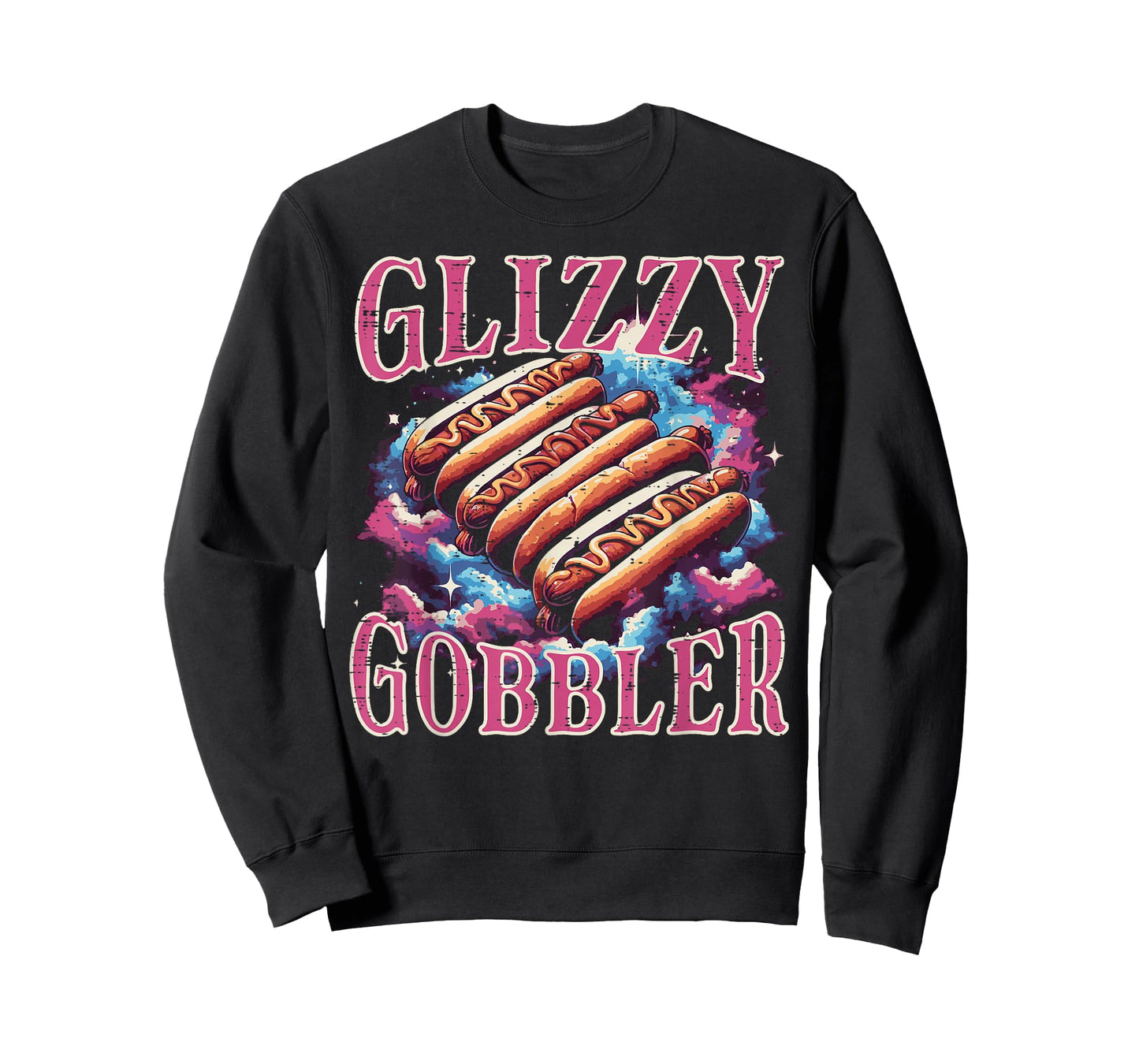 Glizzy Gobbler Hotdogs Funny Meme Food Men Women Boys Kids T-Shirt