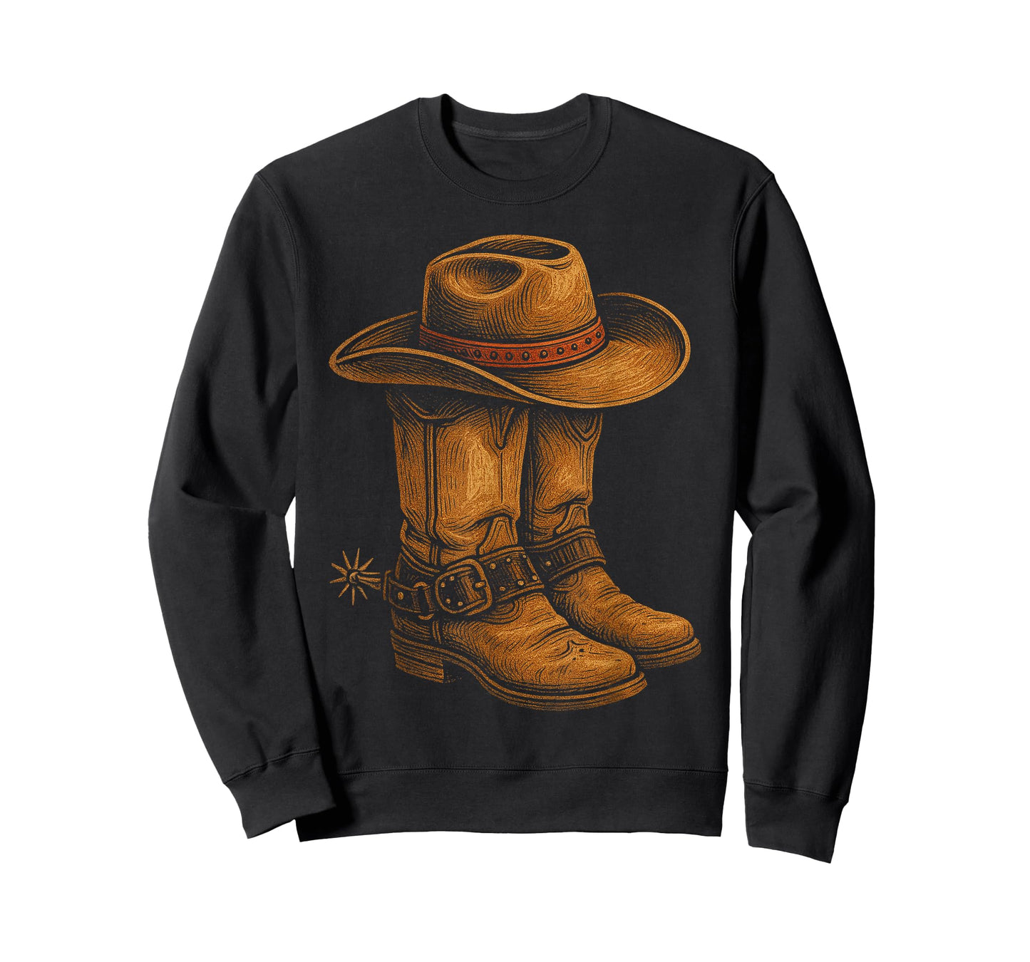 Cowboy Boots Texas Western Southern Country Wild West Rodeo T-Shirt
