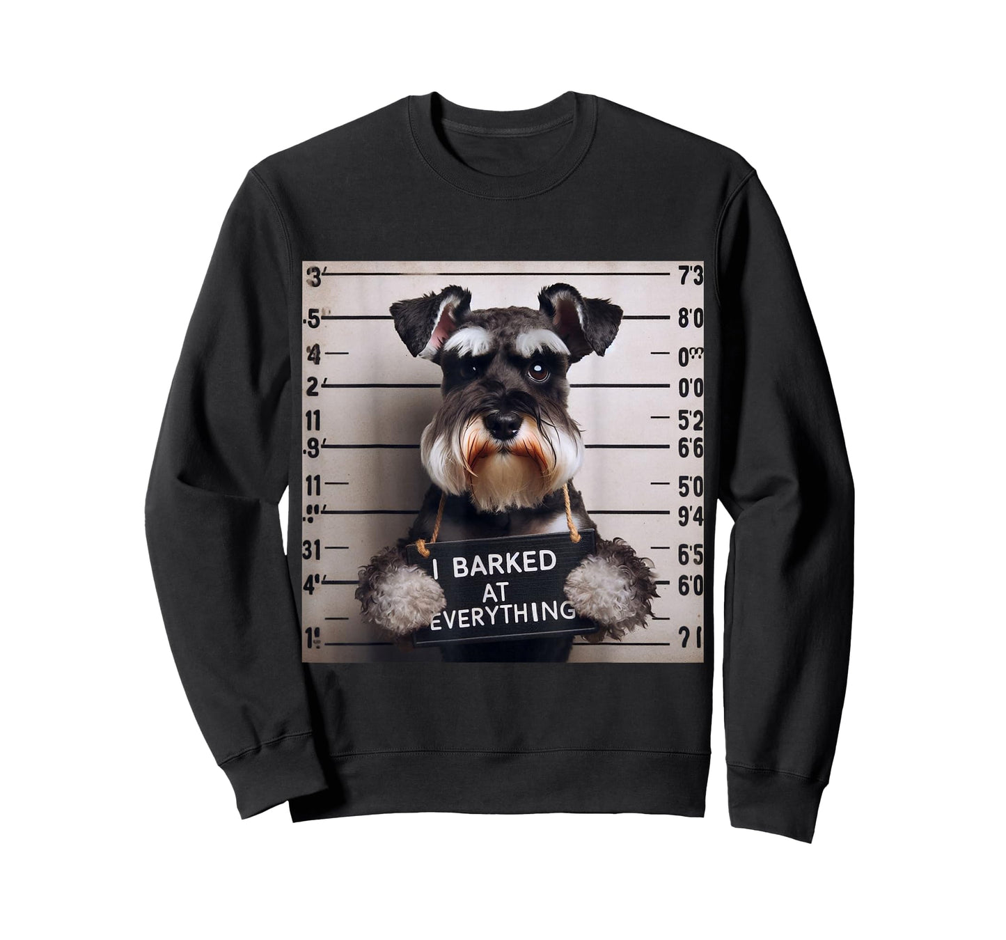 I Barked at Everything Miniature Schnauzer Men Women Kids T-Shirt