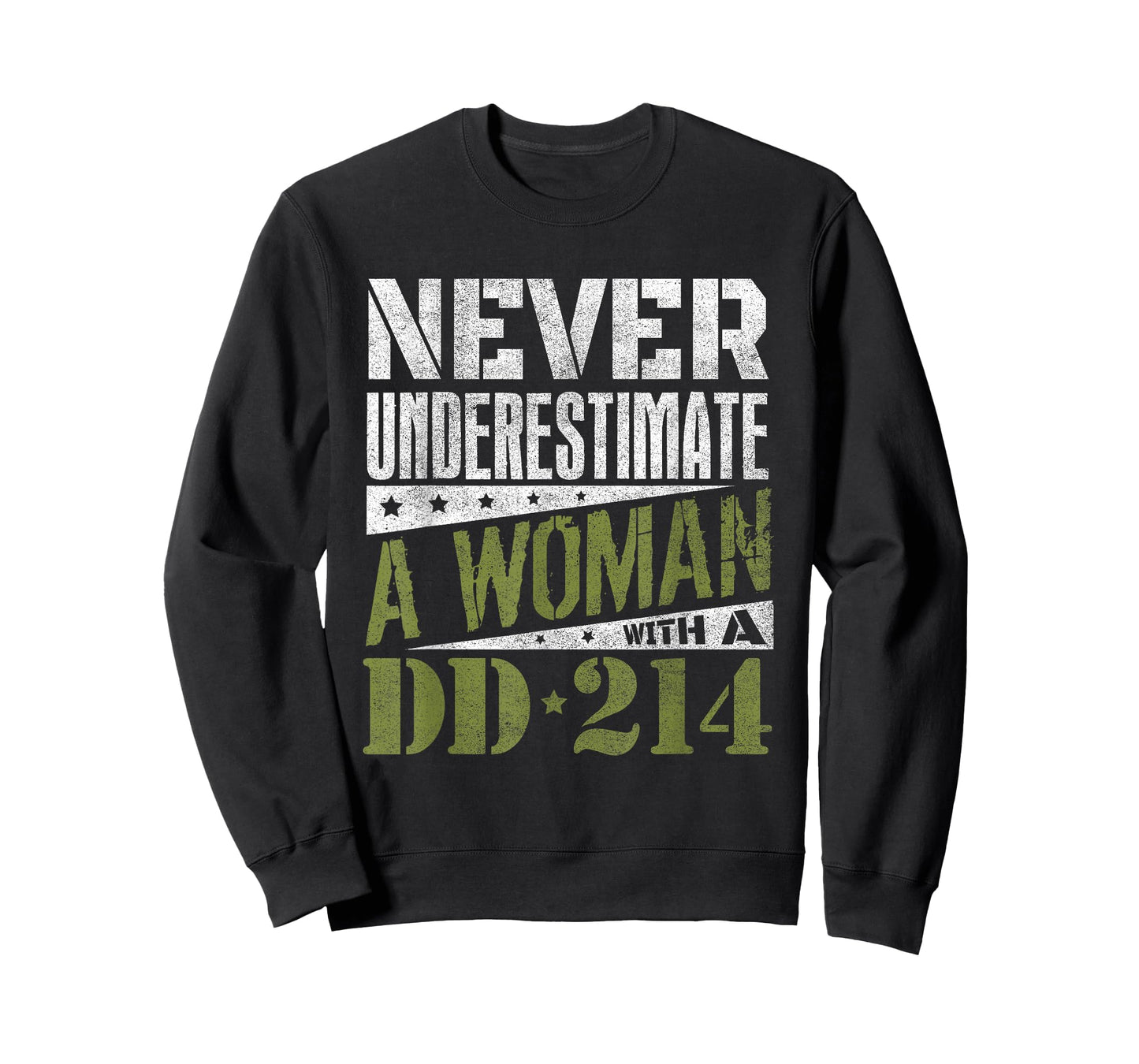 DD-214 Shirt, Never Underestimate A Woman With DD214 Veteran T-Shirt