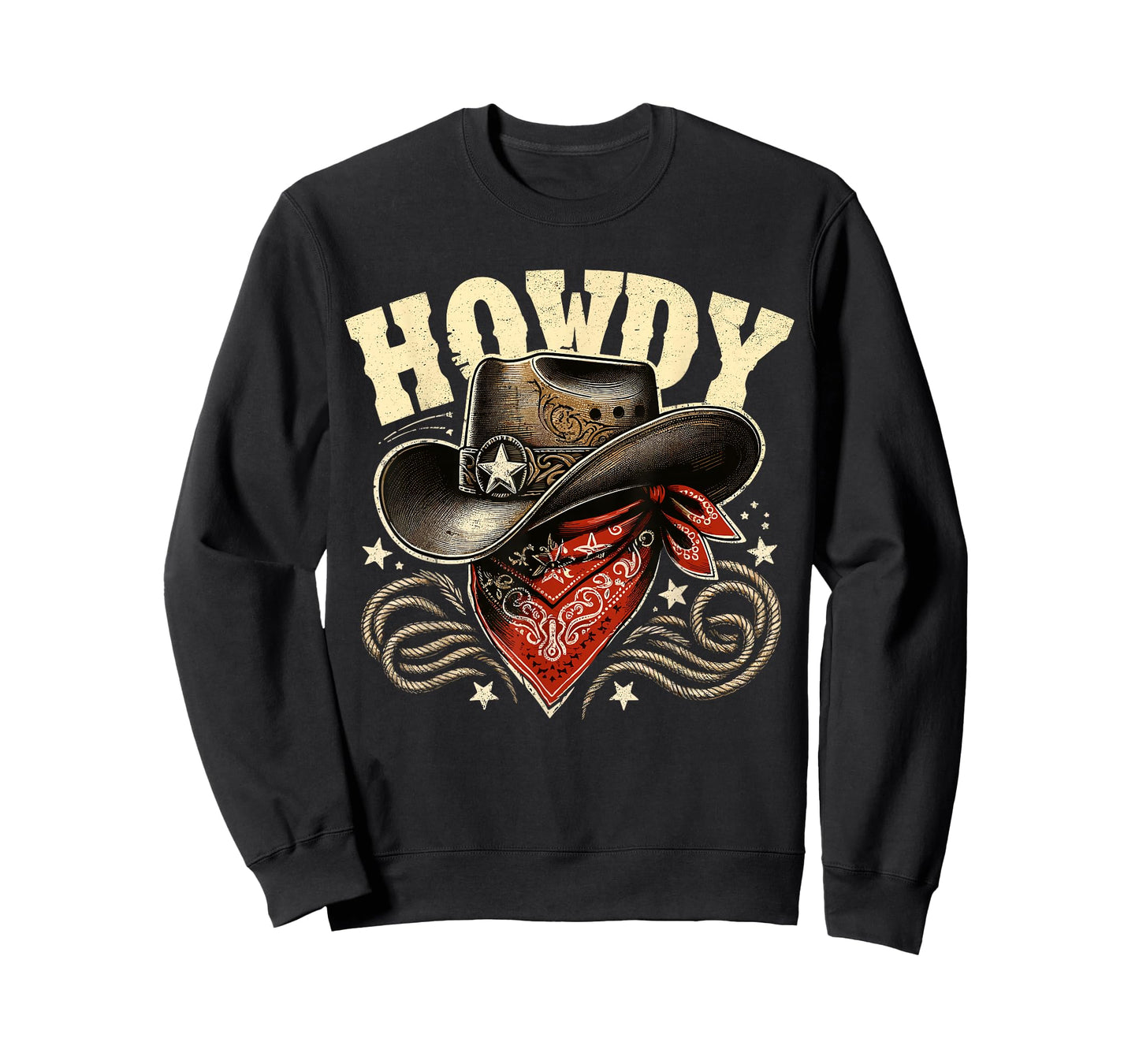 Howdy Cowboy Hat Western Rodeo T-Shirt