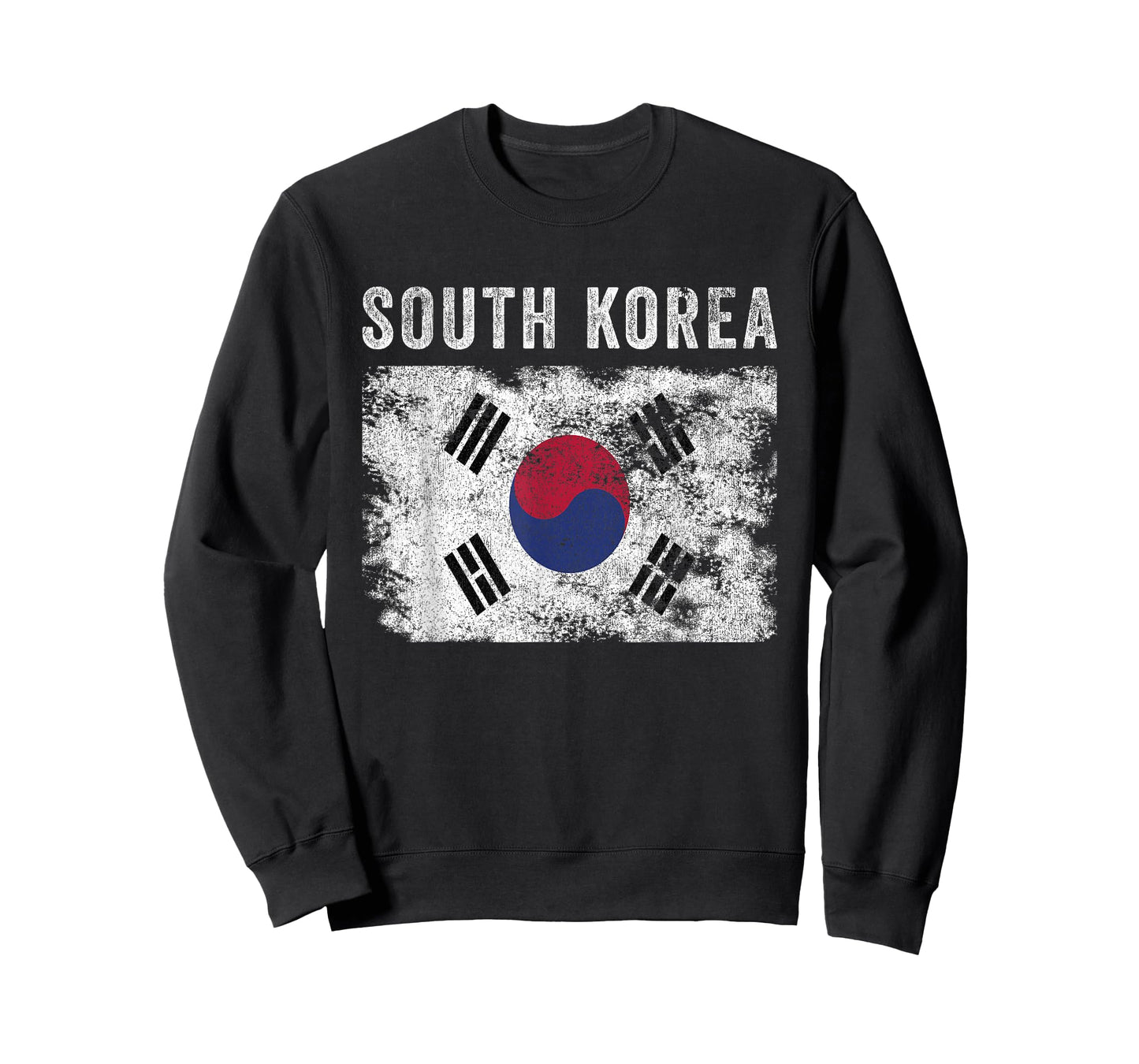 South Korea Flag Distressed - Men Women - South Korean Flag T-Shirt