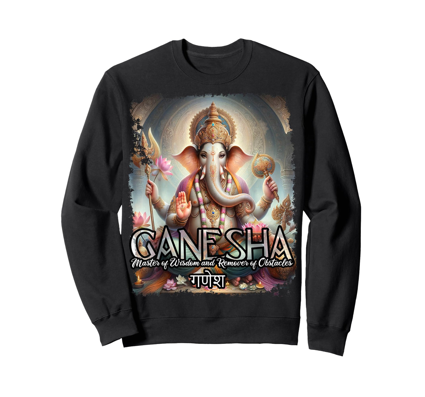 Ganesha Elephant God Hindu Mythology Meditation Spiritual T-Shirt