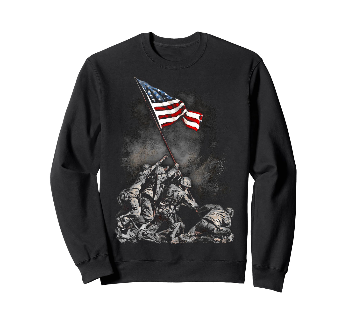 Soldiers Raising American Flag Iwo Jima T-Shirt