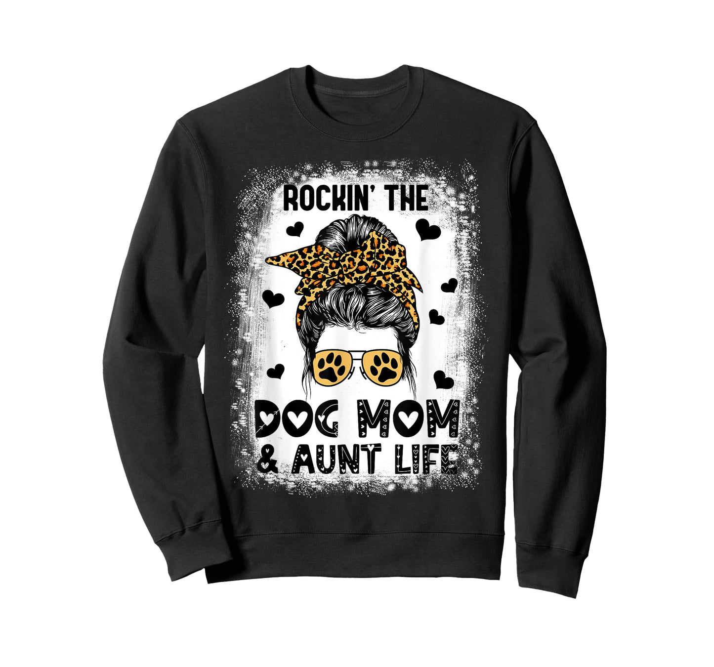 Dog Mom Aunt Life Cute Dog Lover Mother's Day Auntie T-Shirt