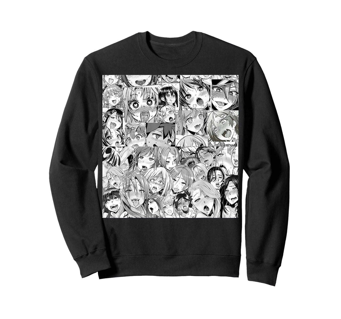 Ahegao Otaku Anime Dripping Drooling Anime Weeb Love T-Shirt T-Shirt