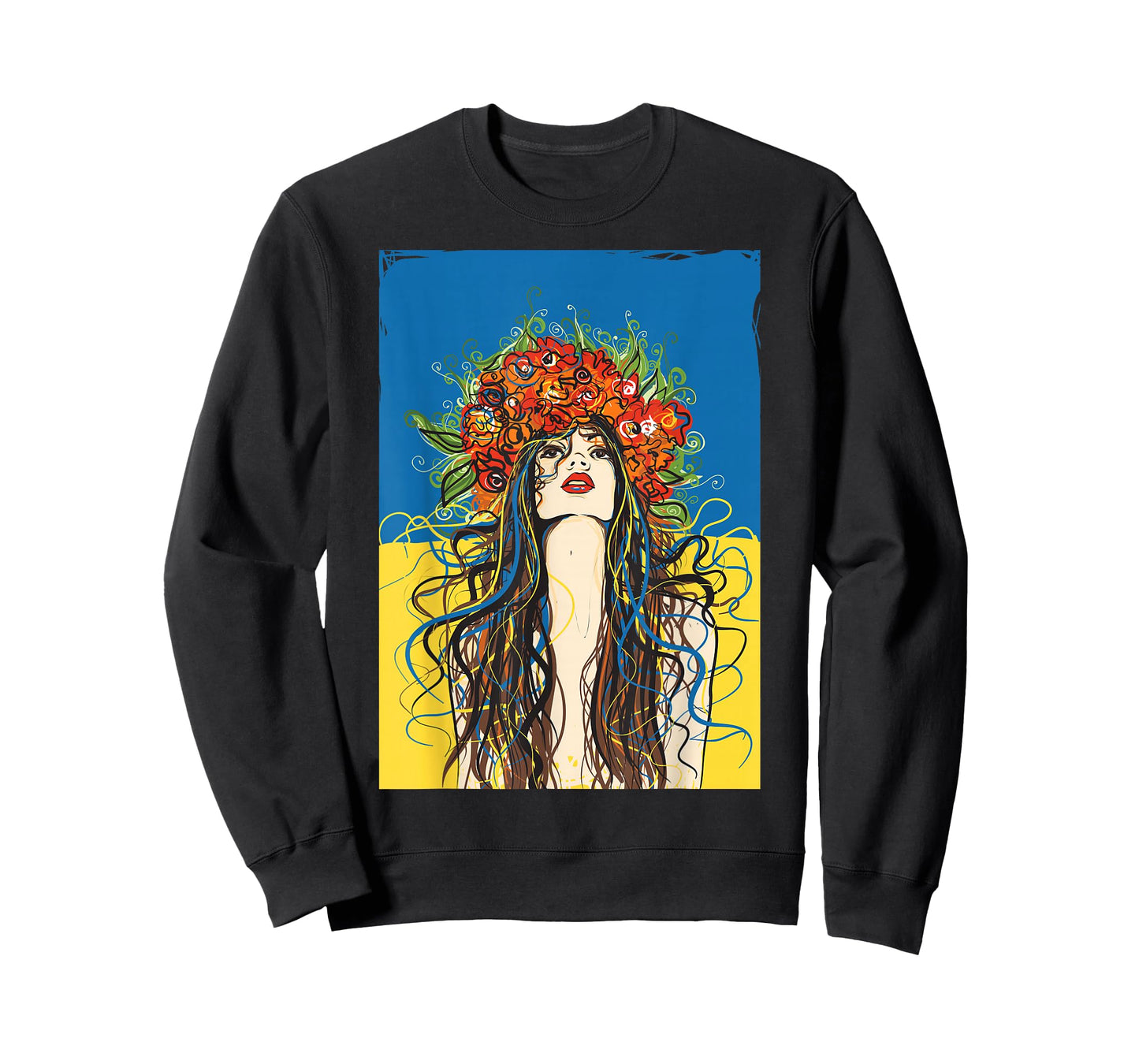 Ukraine Flag Fashionable Cool Ukrainian Village T-Shirt