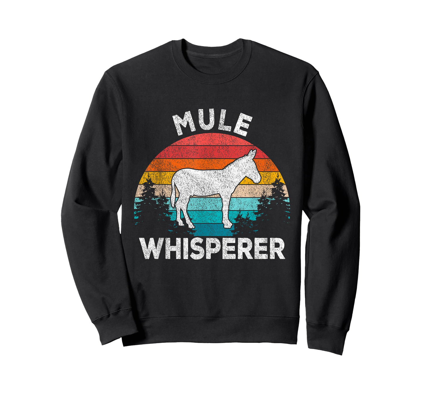 Funny Mule Lover Mule Boy Girl Gift Mule Whisperer Mule Lover Retro T-Shirt