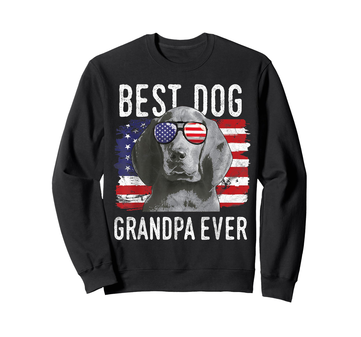 American Flag Best Dog Grandpa Ever Redbone Coonhounds USA Men Women T-Shirt