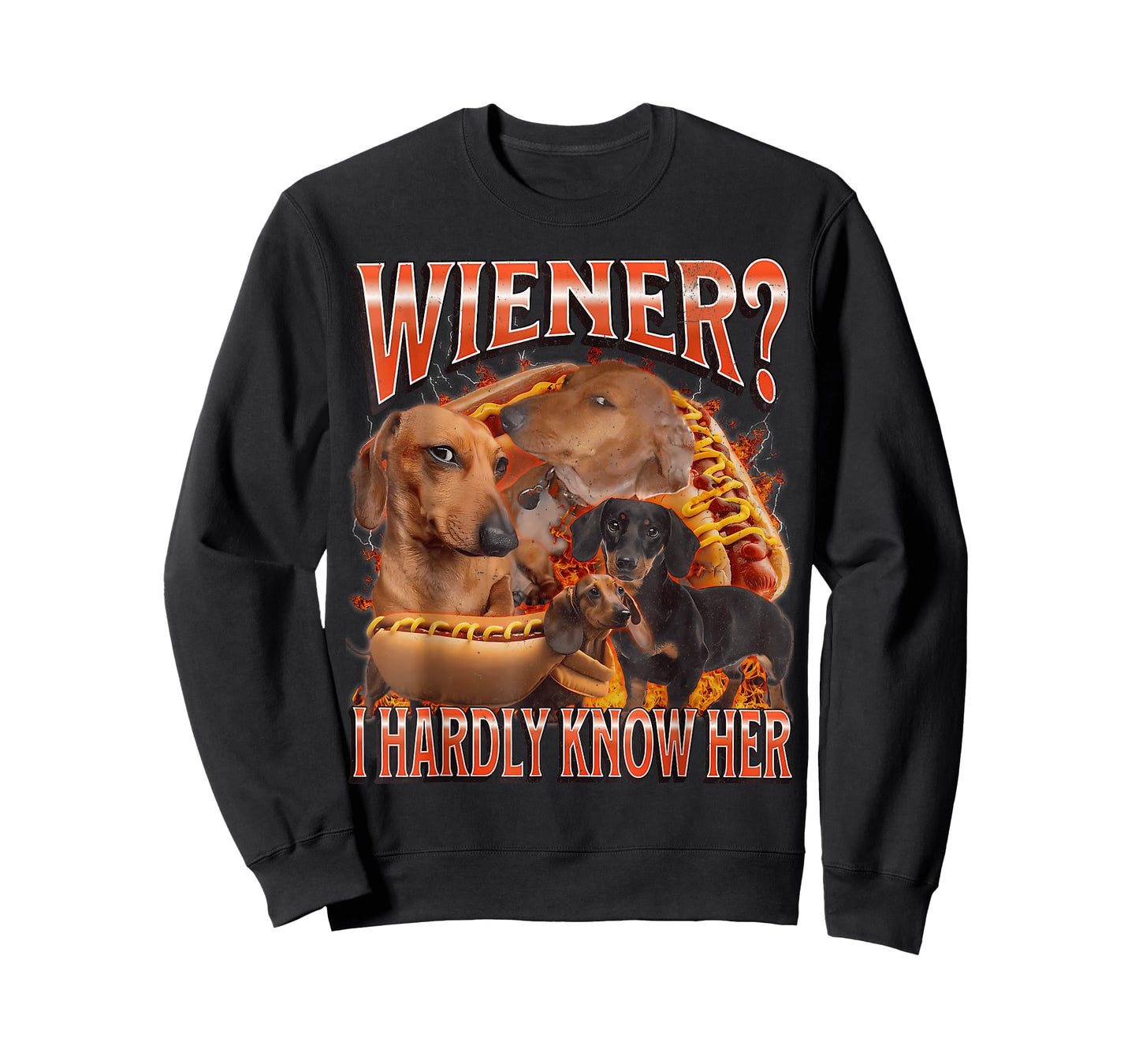 Wiener I Hardly Know Her Funny Offensive Dachshund Bootleg T-Shirt