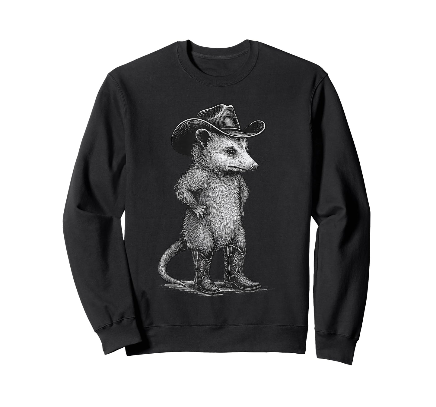 Vintage Cowboy Opossum Shirt Western Country Women Men T-Shirt