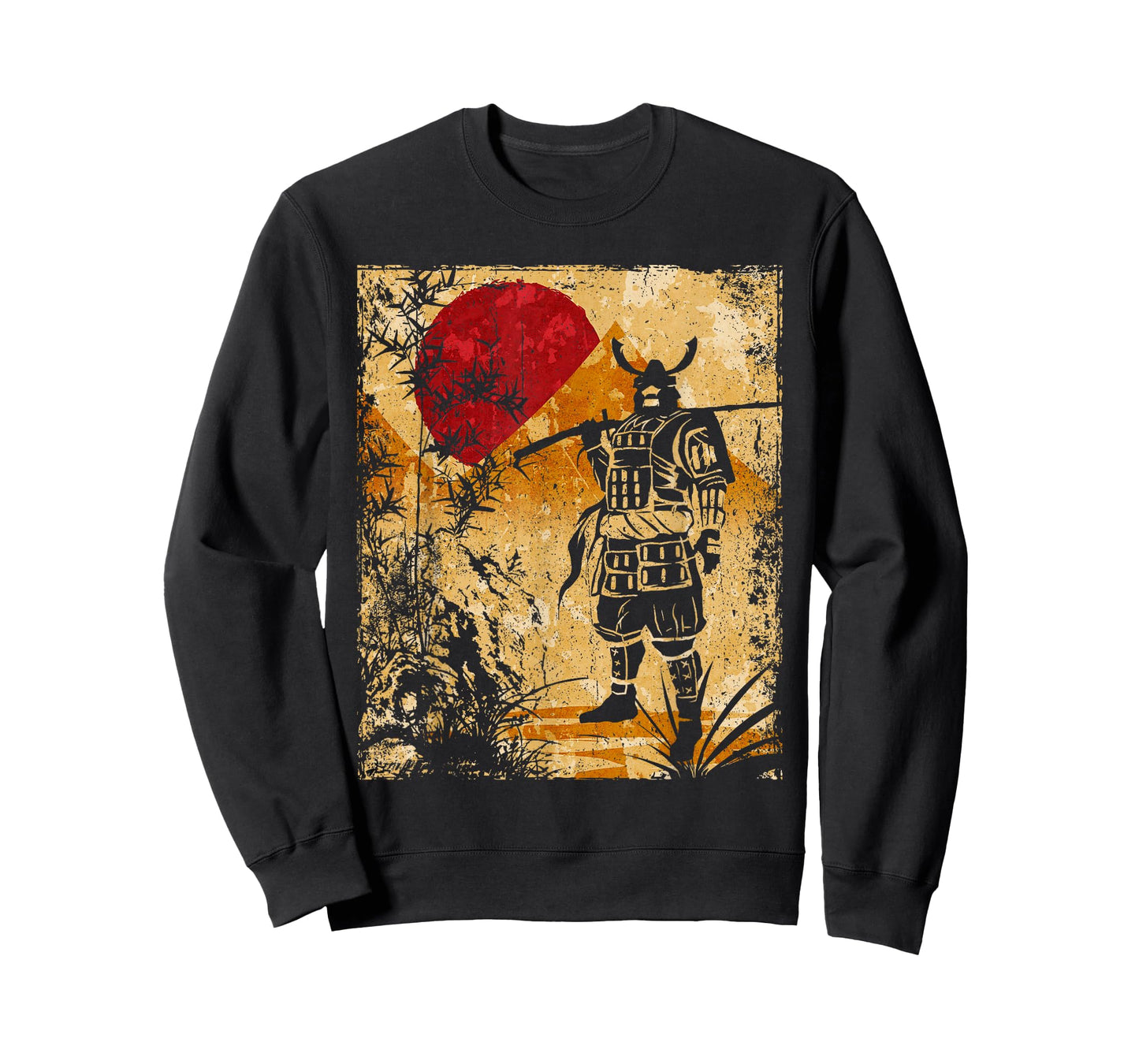 Samurai Japanese Art Vintage Fighter Retro T-Shirt