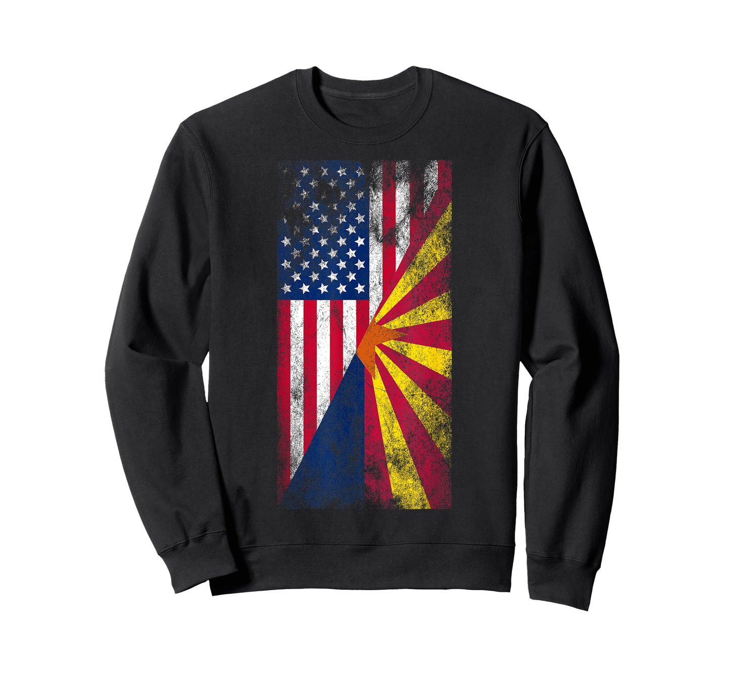 Irreverent Tees USA & Arizona Flags - American Arizonan Unisex T-Shirt