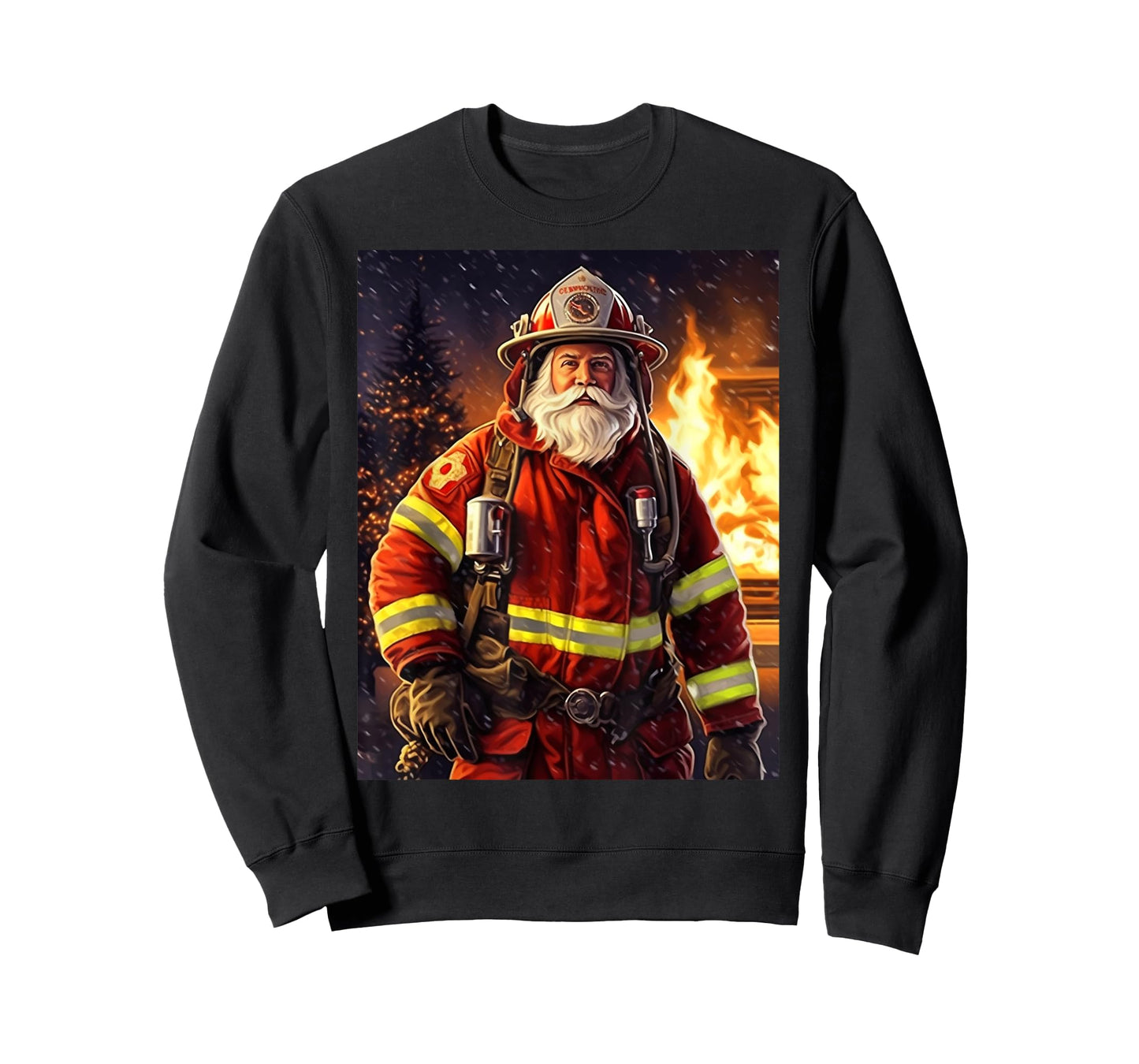 No.3, Hero, Christmas, Santa Claus at the fire department T-Shirt