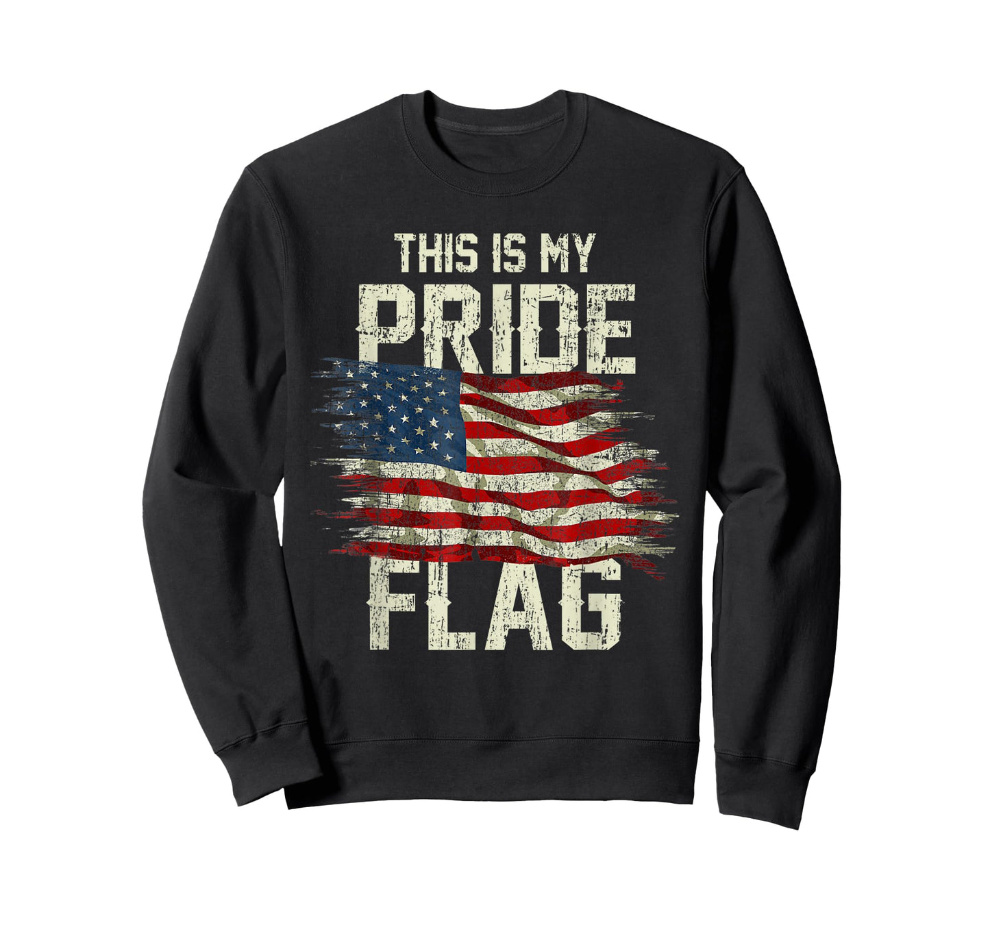 This is My Pride Flag USA American 4th of July Patriotic T-Shirt