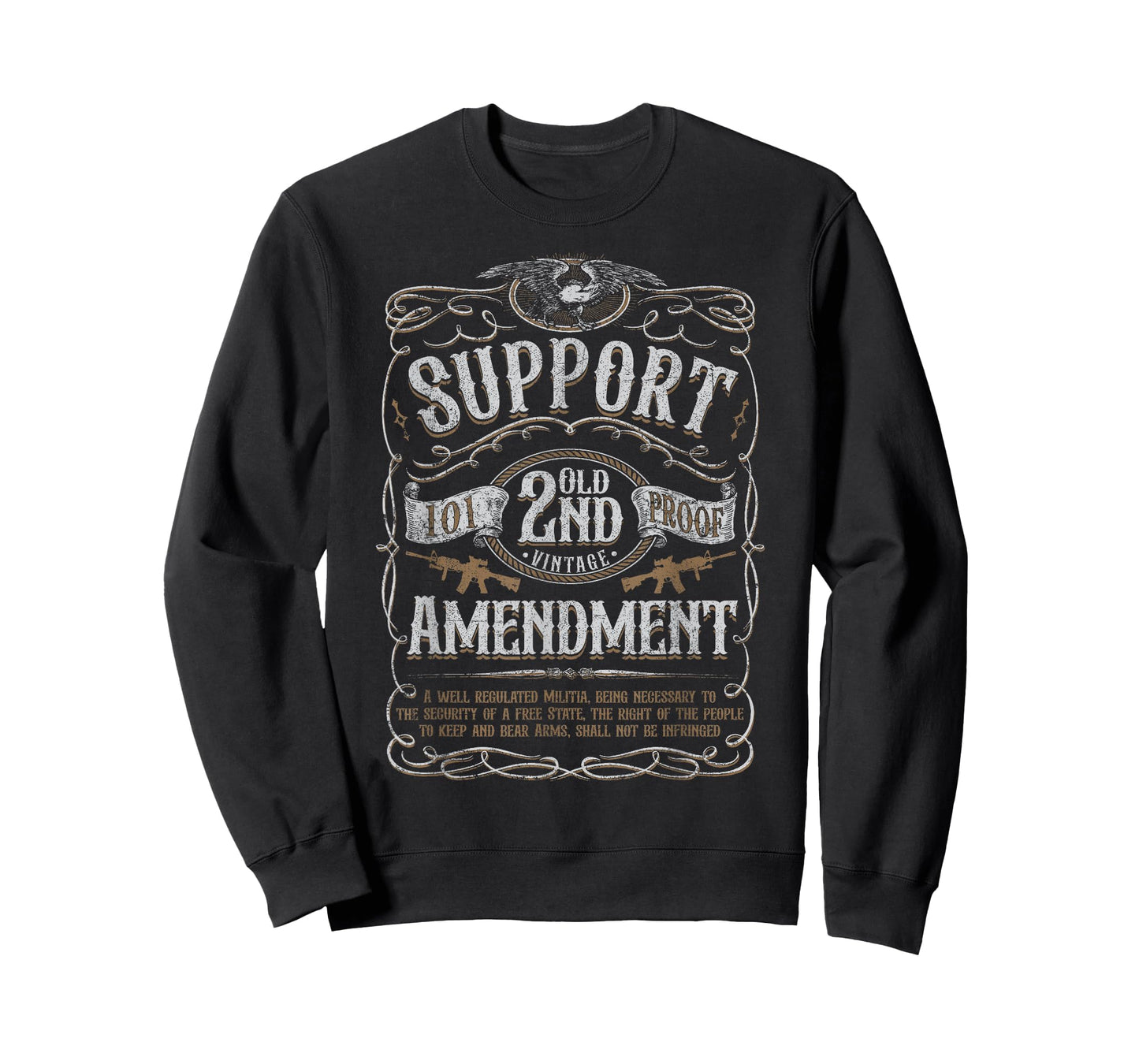 Support 2nd Amendment Pro Gun Republican Whiskey Jackson T-Shirt