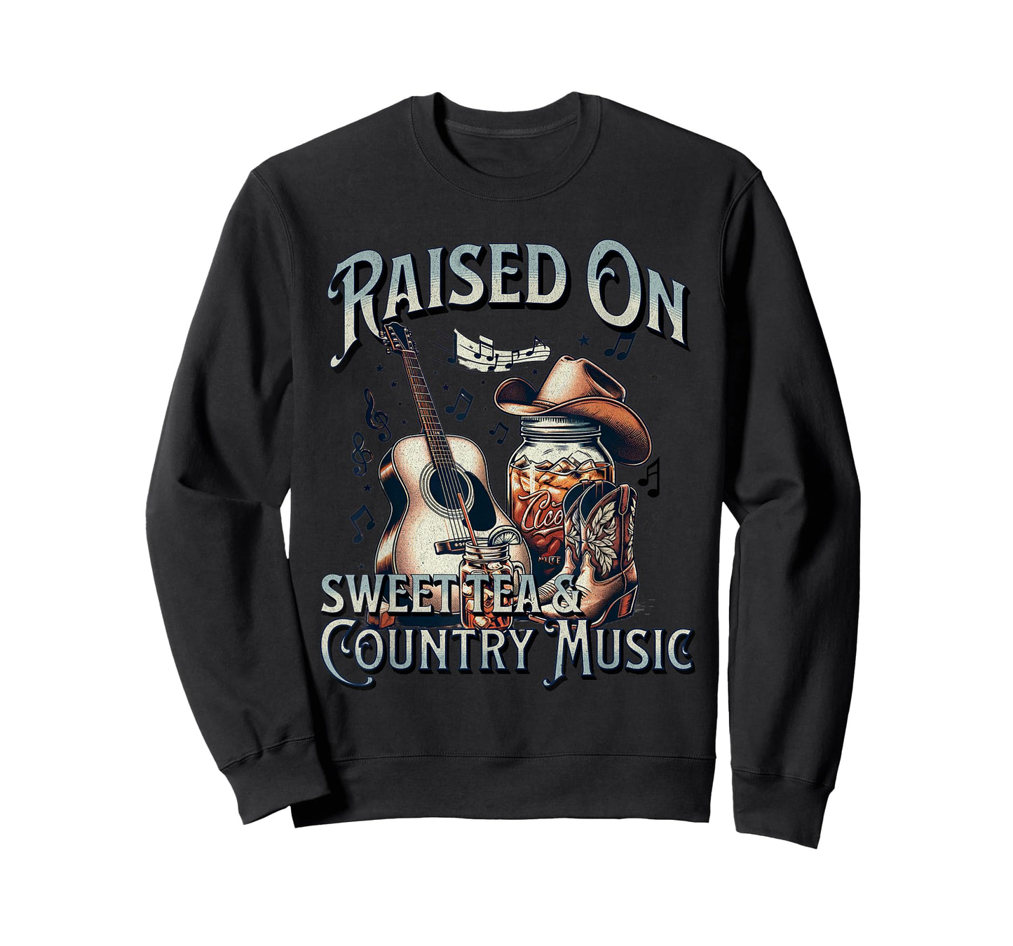 Raised On Sweet Tea And Country Music T-Shirt