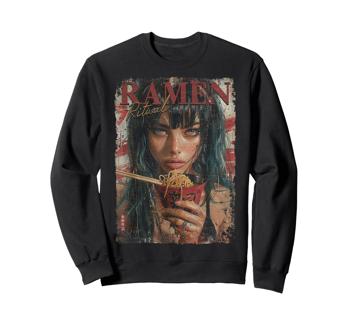 Japanese Ramen Noodles Otaku Y2K Fashion Kawaii Manga Anime T-Shirt