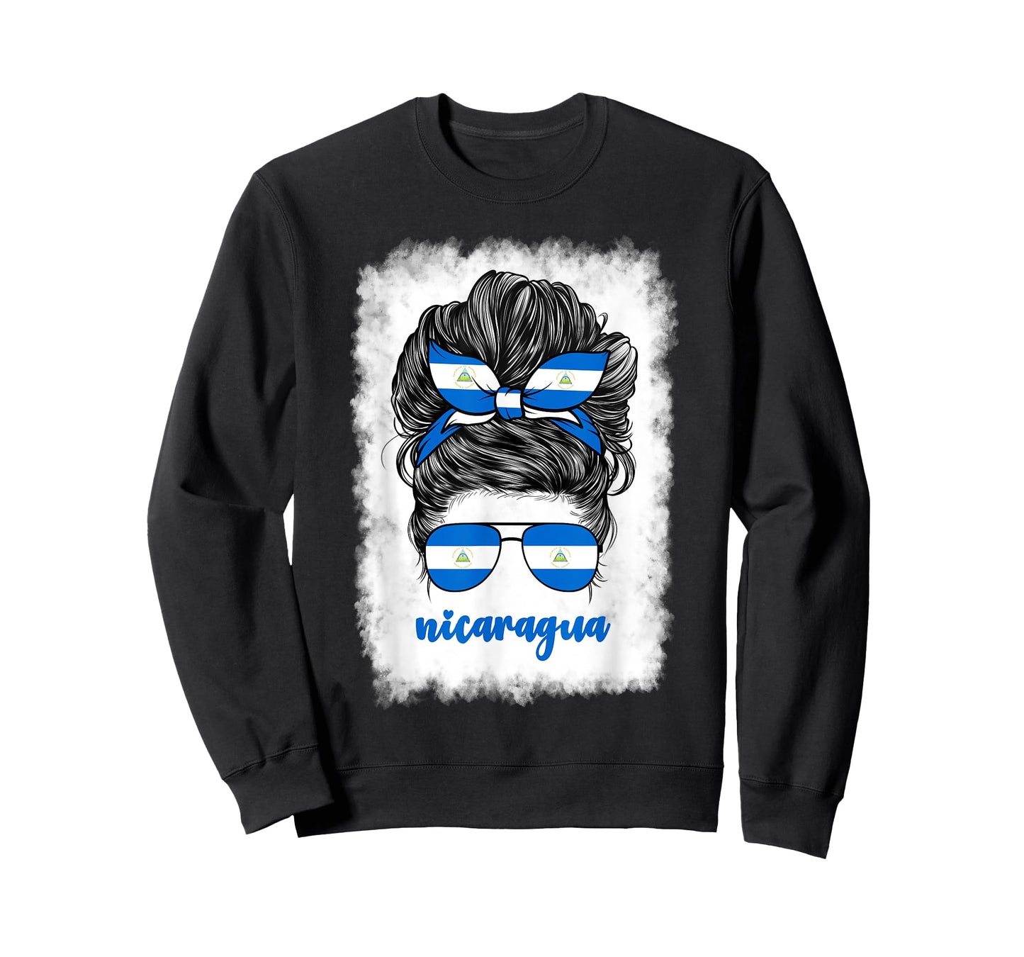 Nicaraguan Girl For Women Woman Nicaragua Flag Nicaraguense T-Shirt