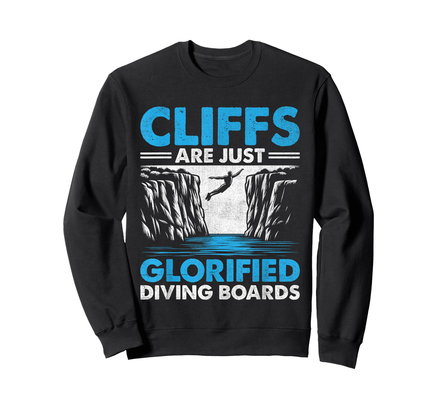 Funny Cliff Jumping Cliff Jumper Cliff Diving Outdoor Sports T-Shirt