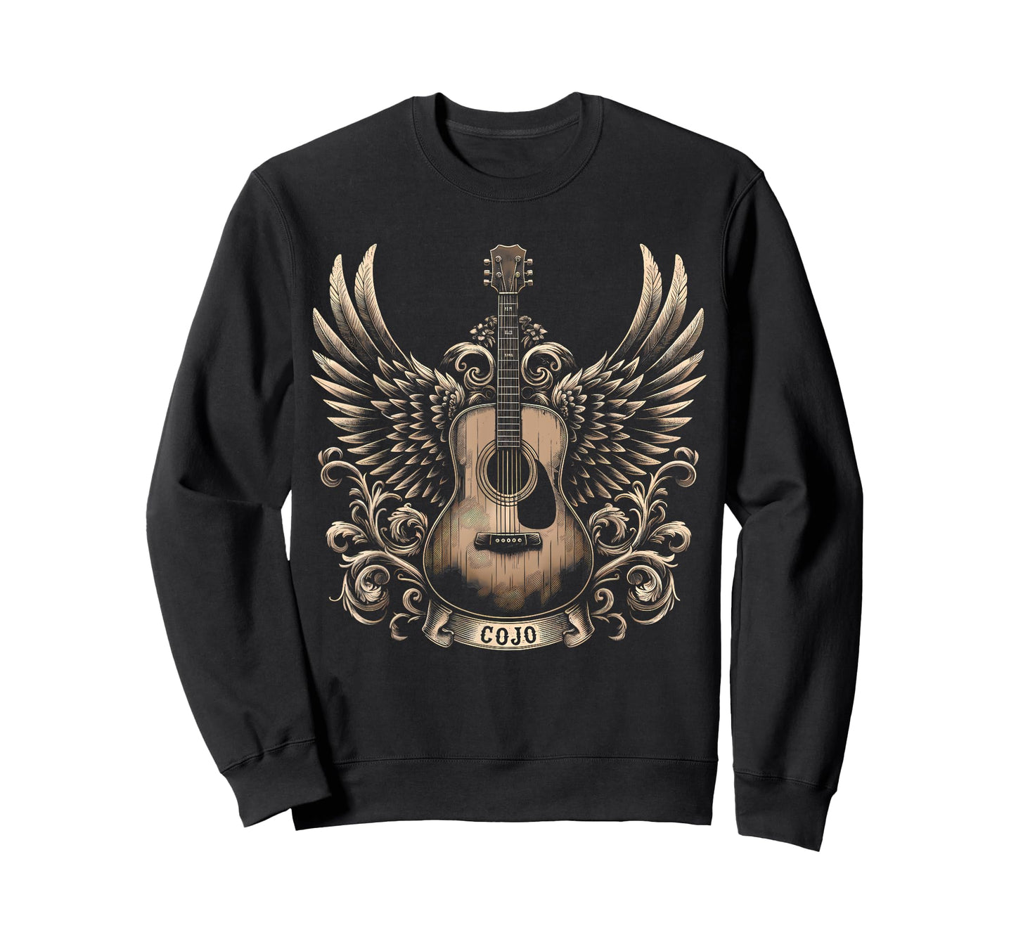 Distressed Cojo Name & Guitar Country Music Retro Outlaw T-Shirt