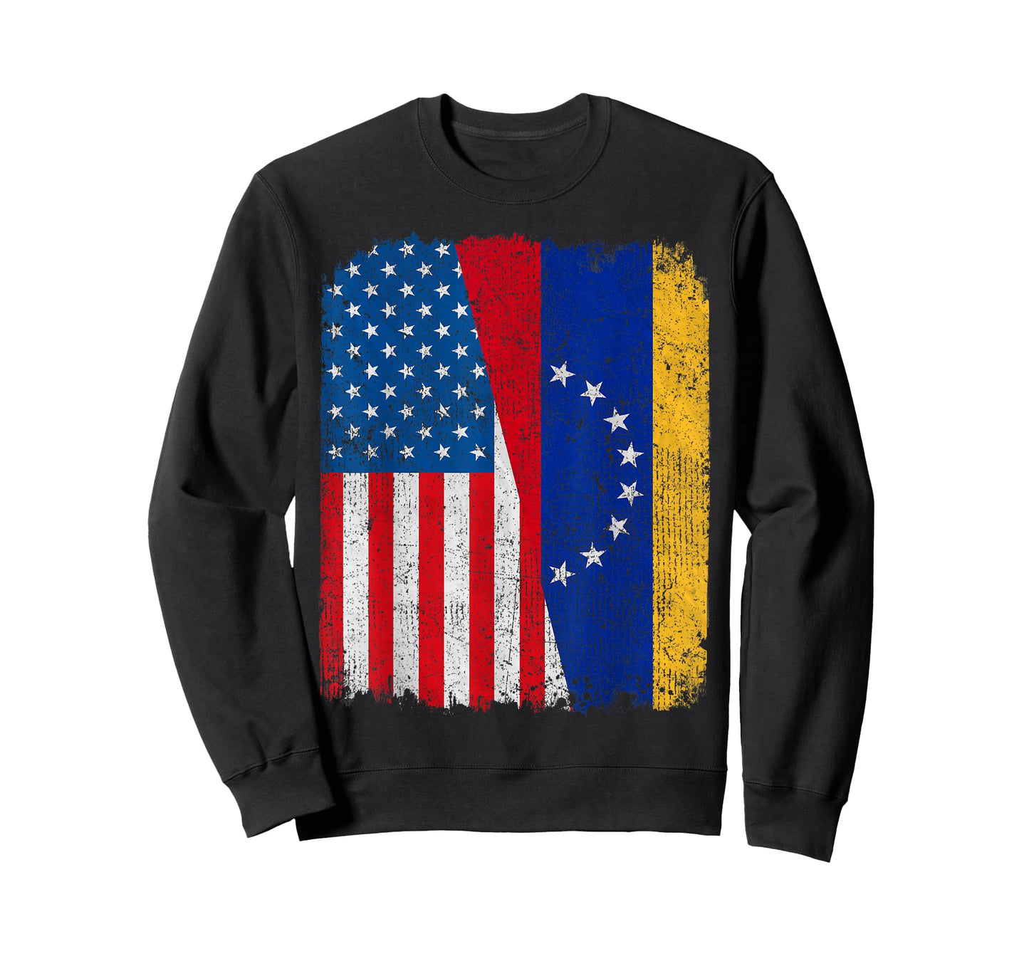 Venezuelan American Flag Half USA Venezuela Root Proud Women Kids Men T-Shirt