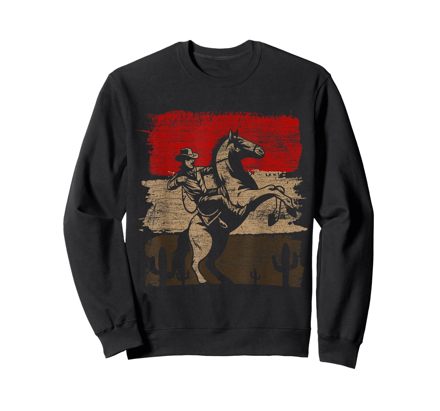 Geschenk Cowboy Liebhaber Country Cowboy Texas Animal Horse Cowboy T-Shirt Black Unisex-Adults Unisex-Kids Classic Fit Short Sleeve Cotton 60% Polyester 40% Small