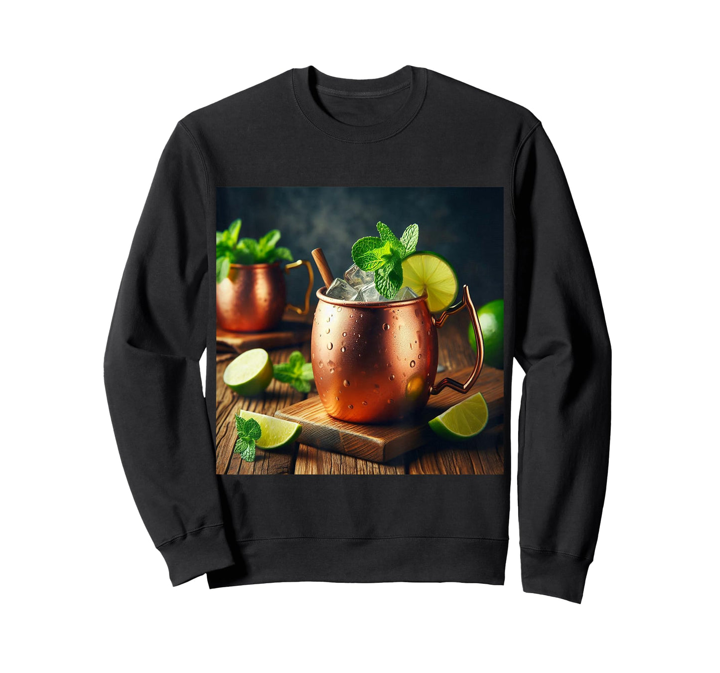Fun Moscow Mule Cocktail Copper Mug Costume T-Shirt