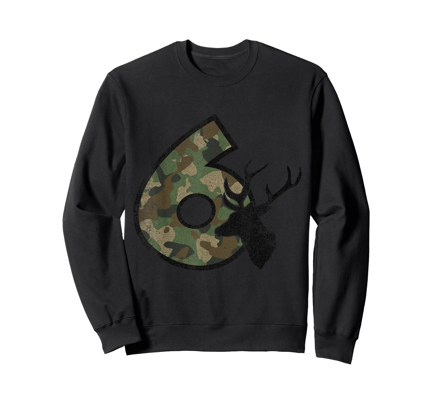 Country Boys Camo 6 Six Sixth Year Old Birthday Deer Hunter T-Shirt