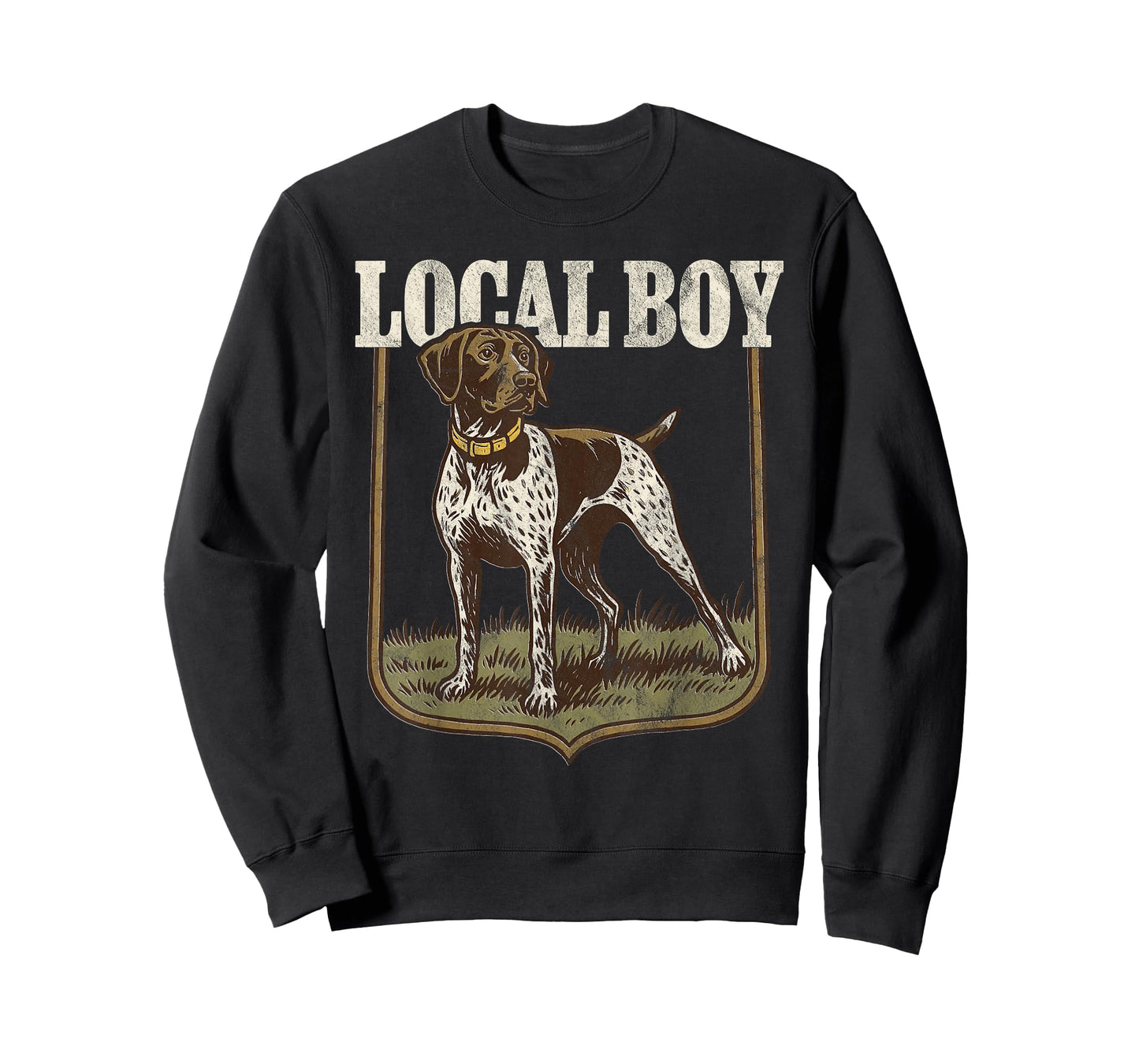Local Boy Hunting Dog Retro Southern Country Pride Vintage T-Shirt