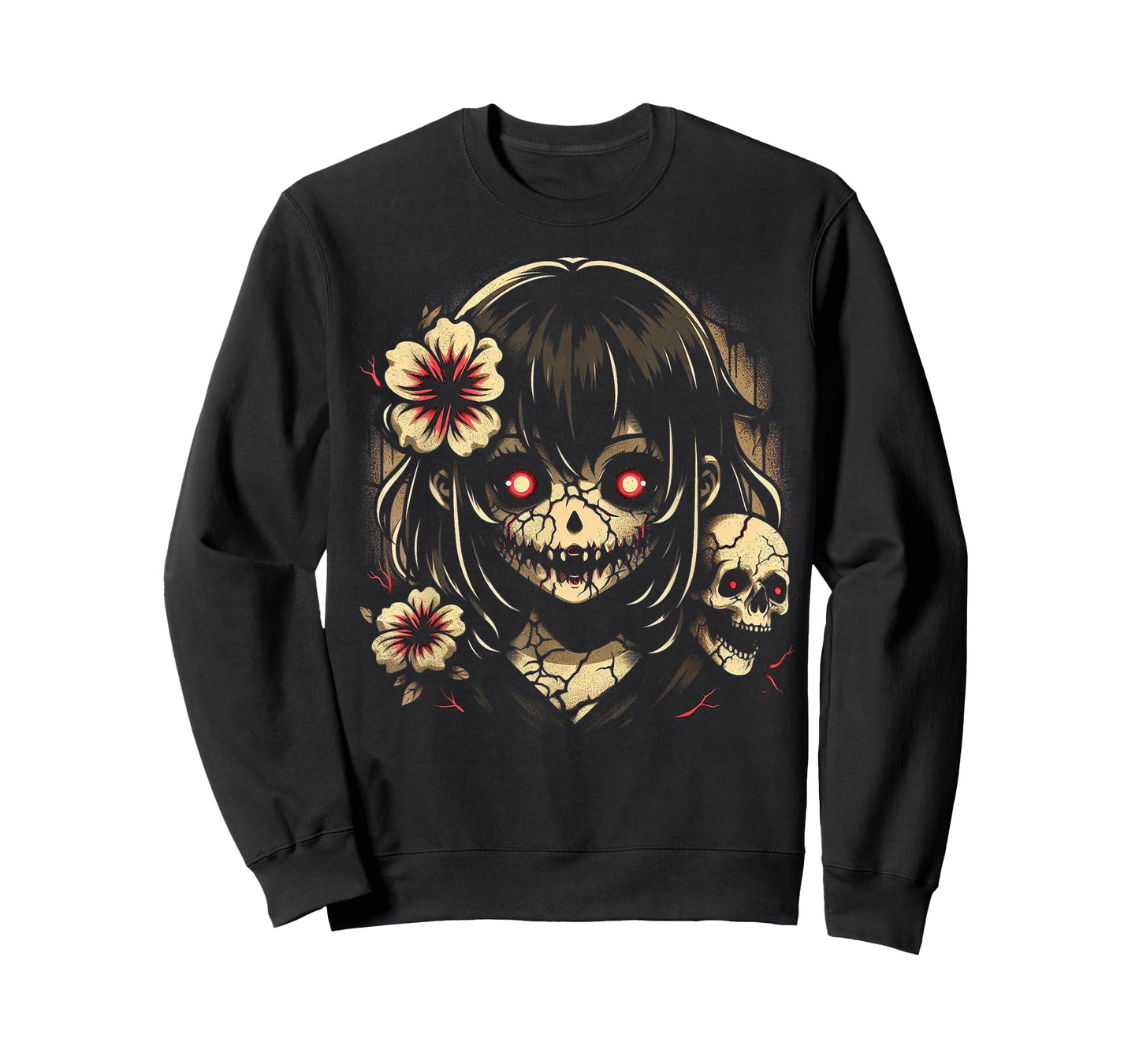 Horror Anime Manga Japanese Scary Kawaii Anime Goth T-Shirt