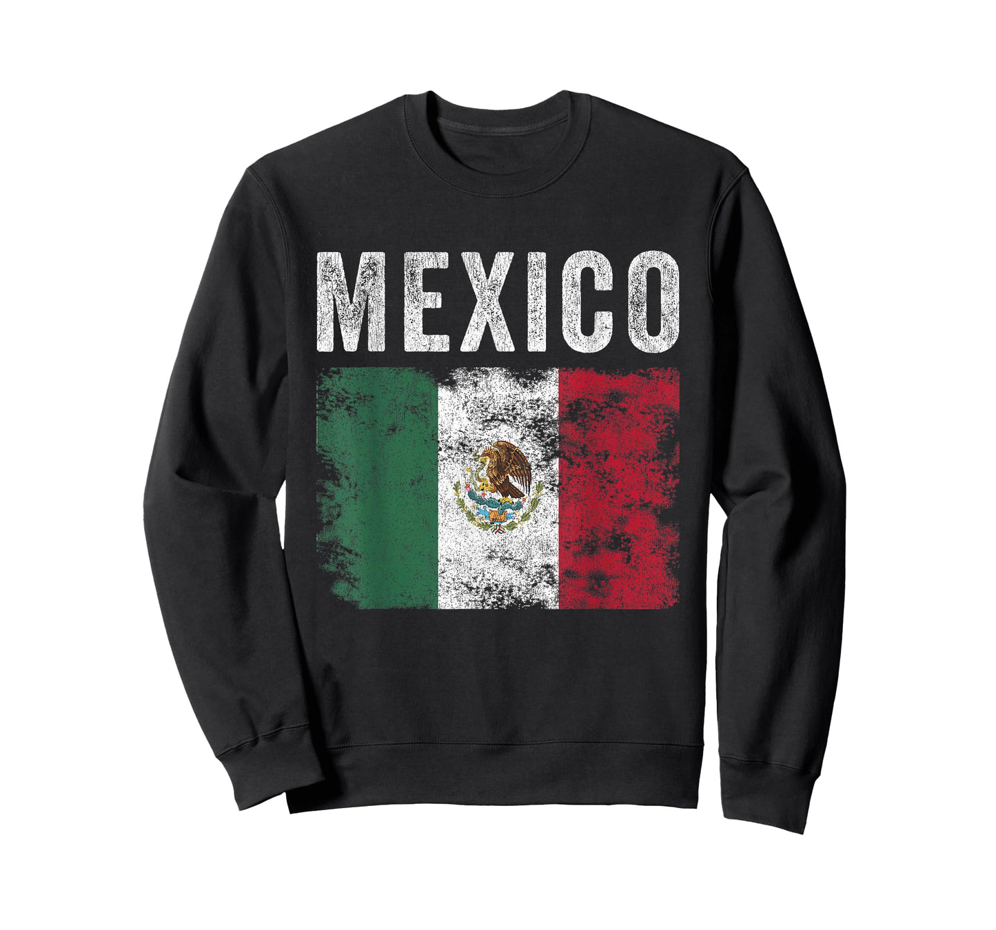 Mexico Flag Distressed - Men Women Kids - Mexican Flag T-Shirt