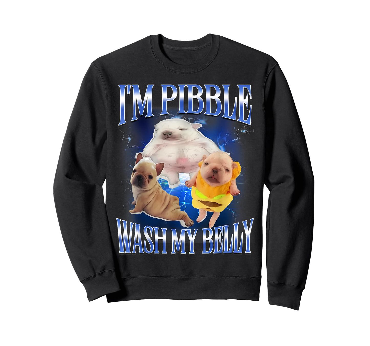 Silly Meme pibble Meme wash My Belly Clean My Belly Meme T-Shirt