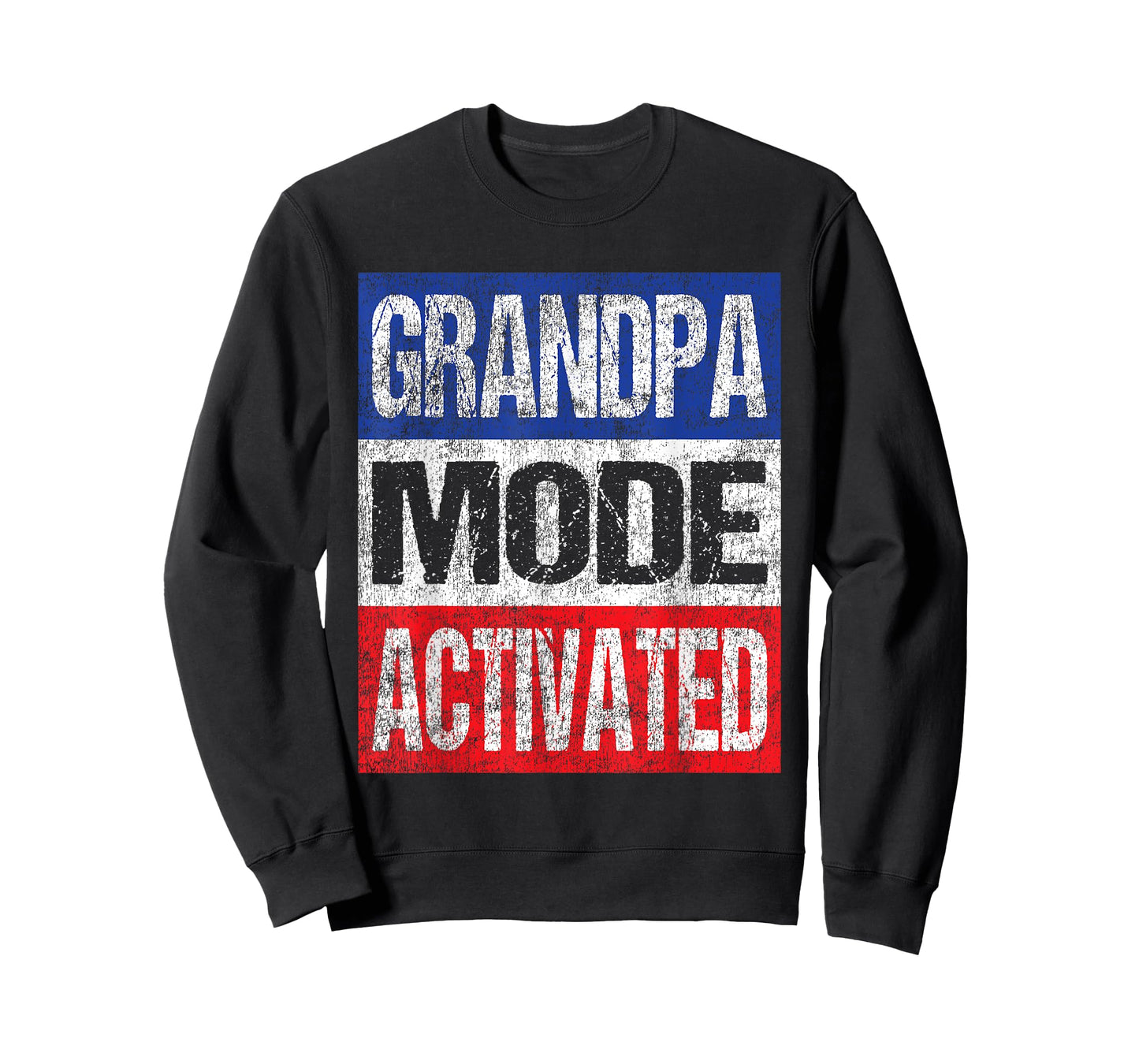 Grandpa Mode Activated - Patriotic 1st Time Grandpa T-Shirt for Men