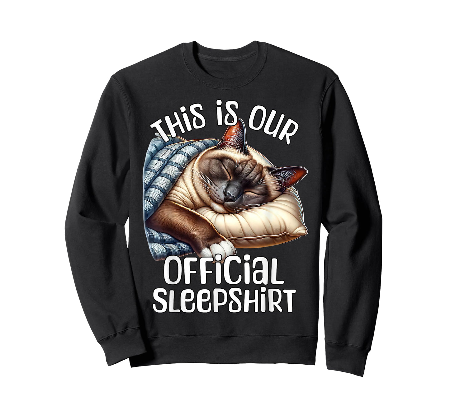 Siamese Cat Pajama For Cat Lover Siamese Cat T-Shirt