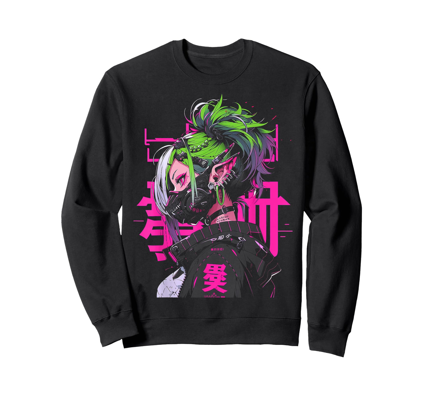 Anime Manga Cyberpunk Aesthetic Techwear Harajuku T-Shirt