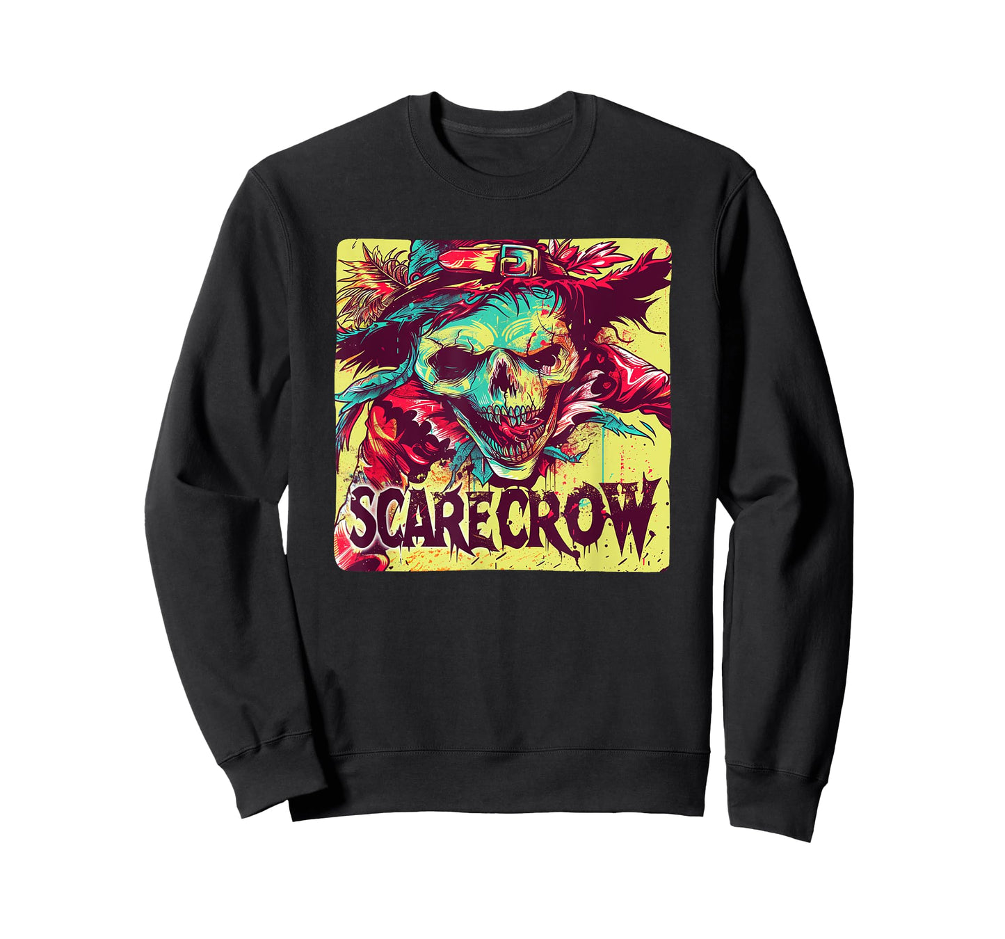 Skeleton Scarecrow Costume for Farmer and Halloween Season T-Shirt