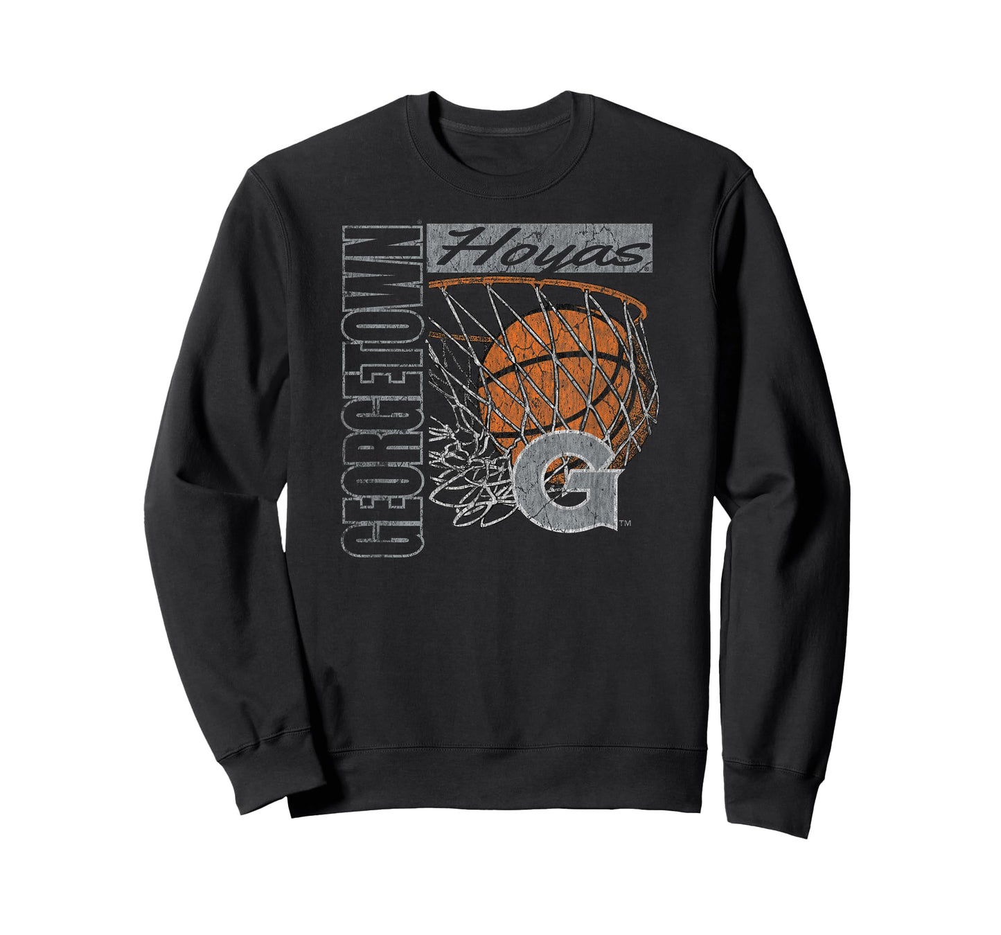 Georgetown Hoyas Vintage Basketball 90's Navy T-Shirt