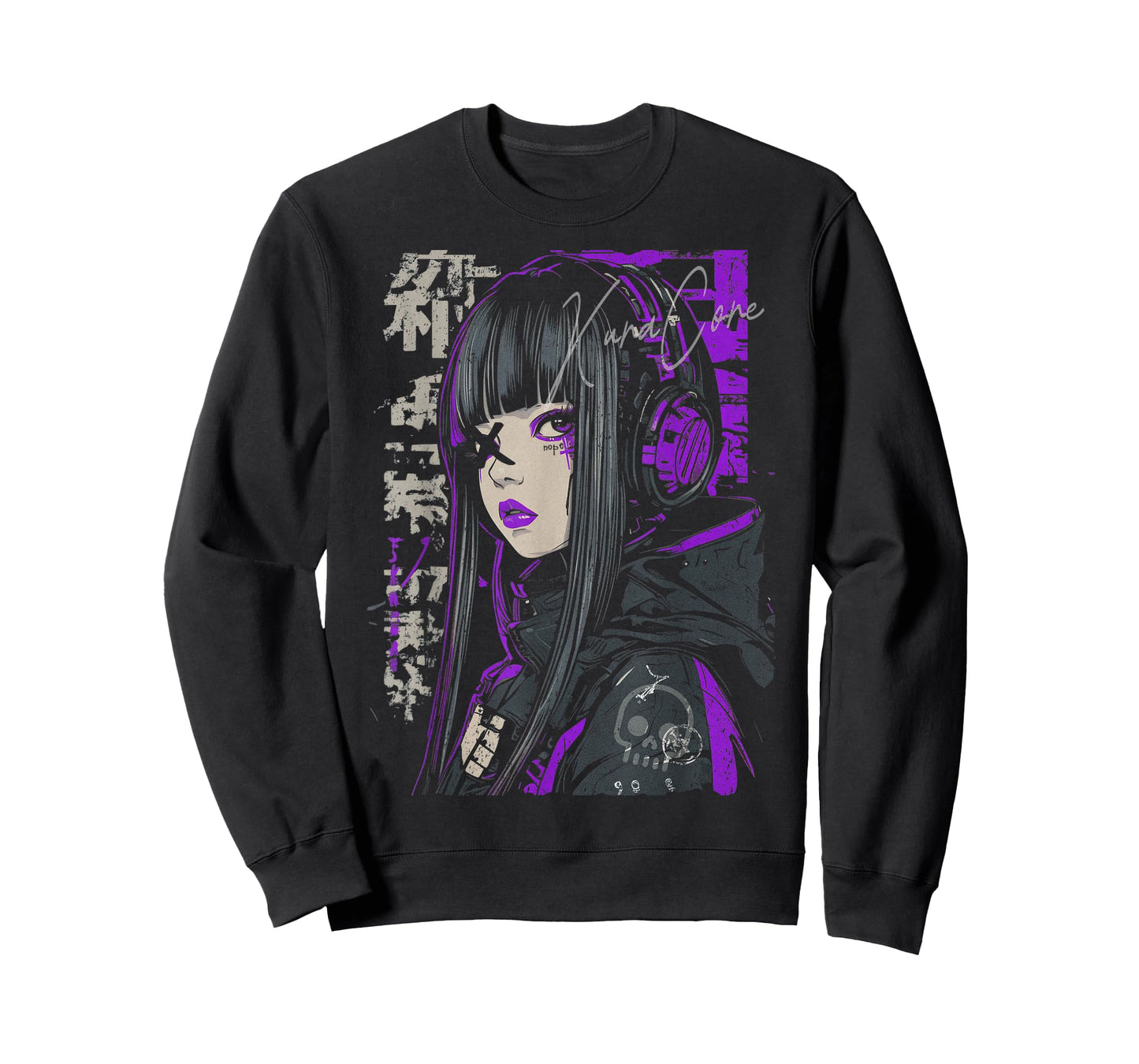 Japanese Streetwear Cyberpunk Y2K Techwear Retro Manga Anime T-Shirt