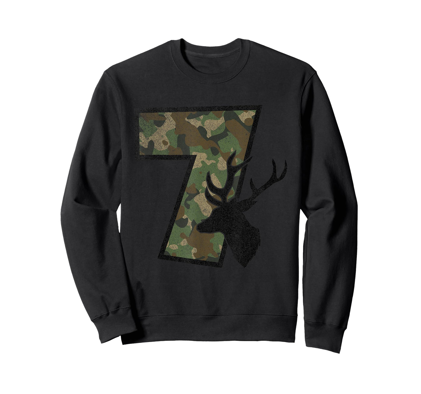 Country Boys Camo 7 Seven Year Old Birthday Deer Hunter Tee T-Shirt