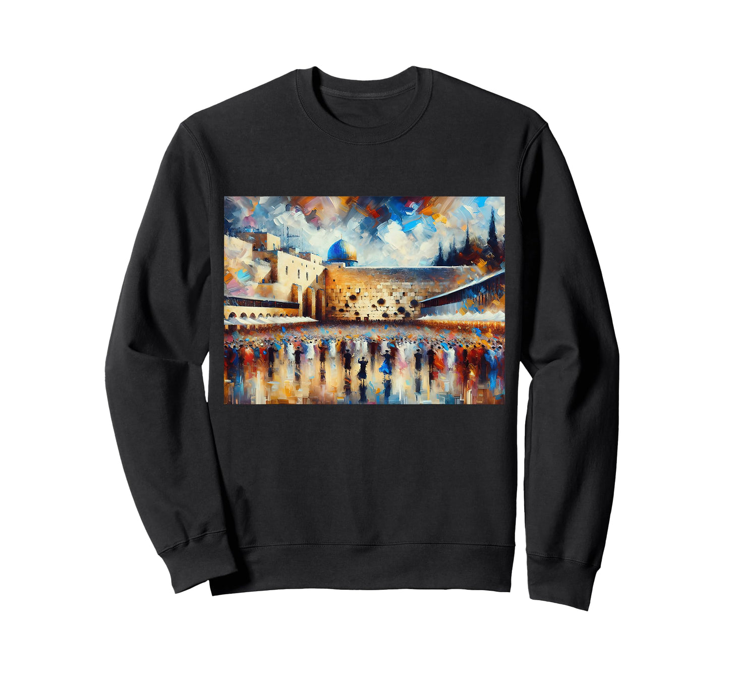 Kotel Painting jerusalem City Western Wall Wailing Wall T-Shirt