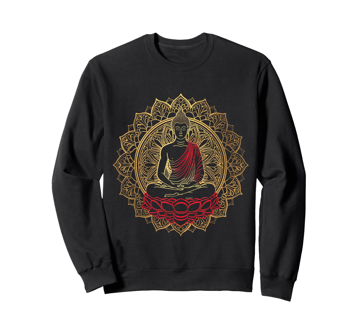 Meditation Spiritual Mandala Buddhist Zen Buddha Hindu T-Shirt