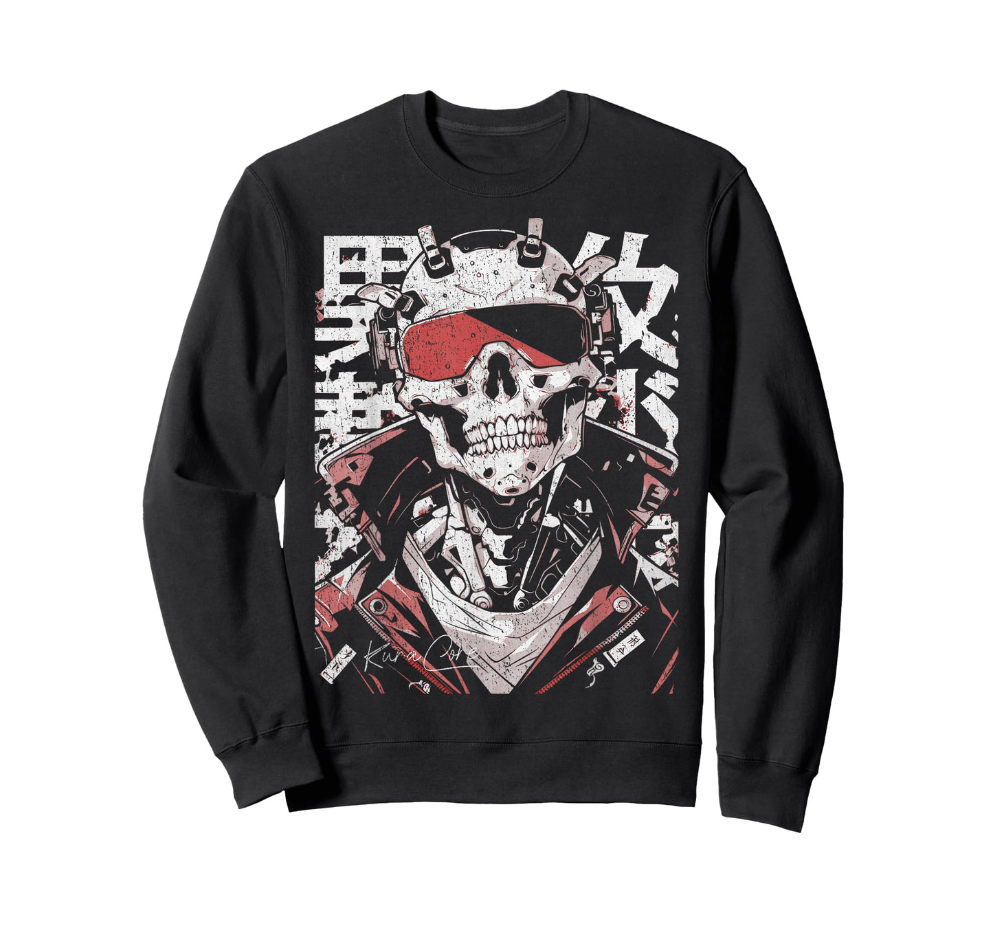 Japanese Streetwear Cyberpunk Y2K Retro Techwear Manga Anime T-Shirt
