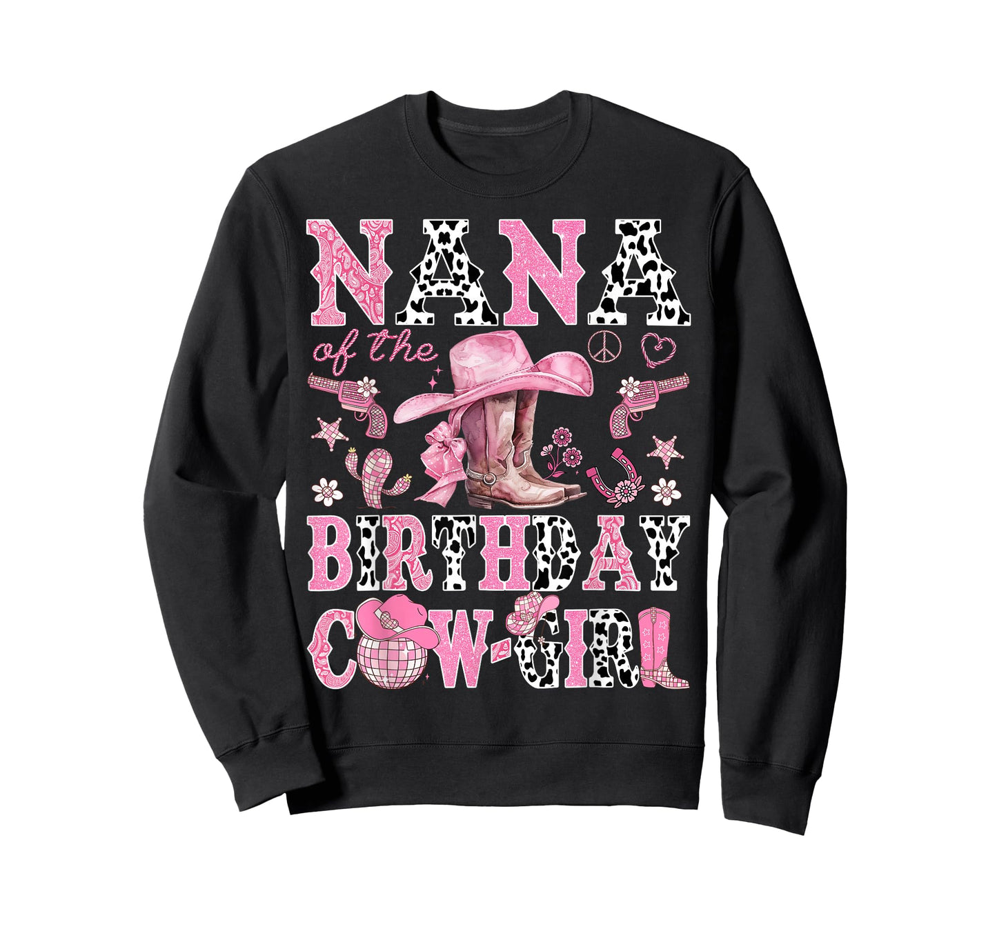 Nana Of The Birthday CowGirl Rodeo Nana Western T-Shirt