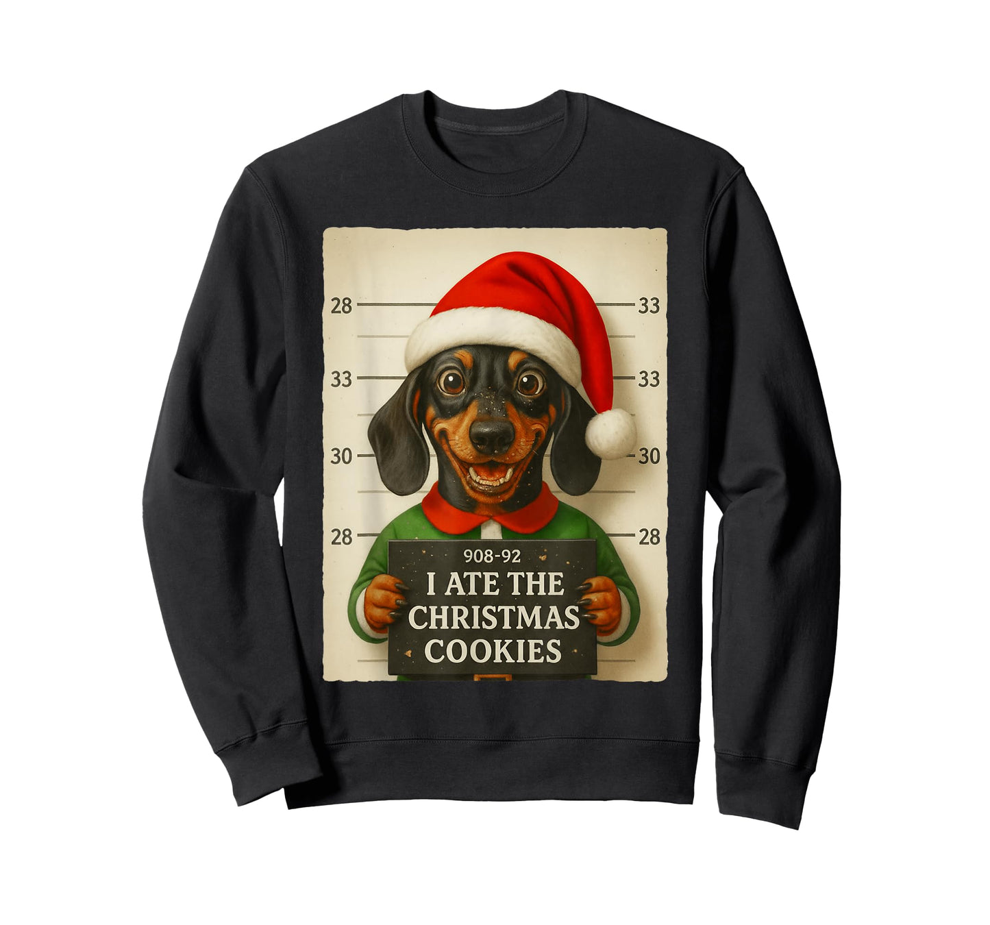 Funny Dachshund Christmas Dear Santa I Can Explain Weiner T-Shirt