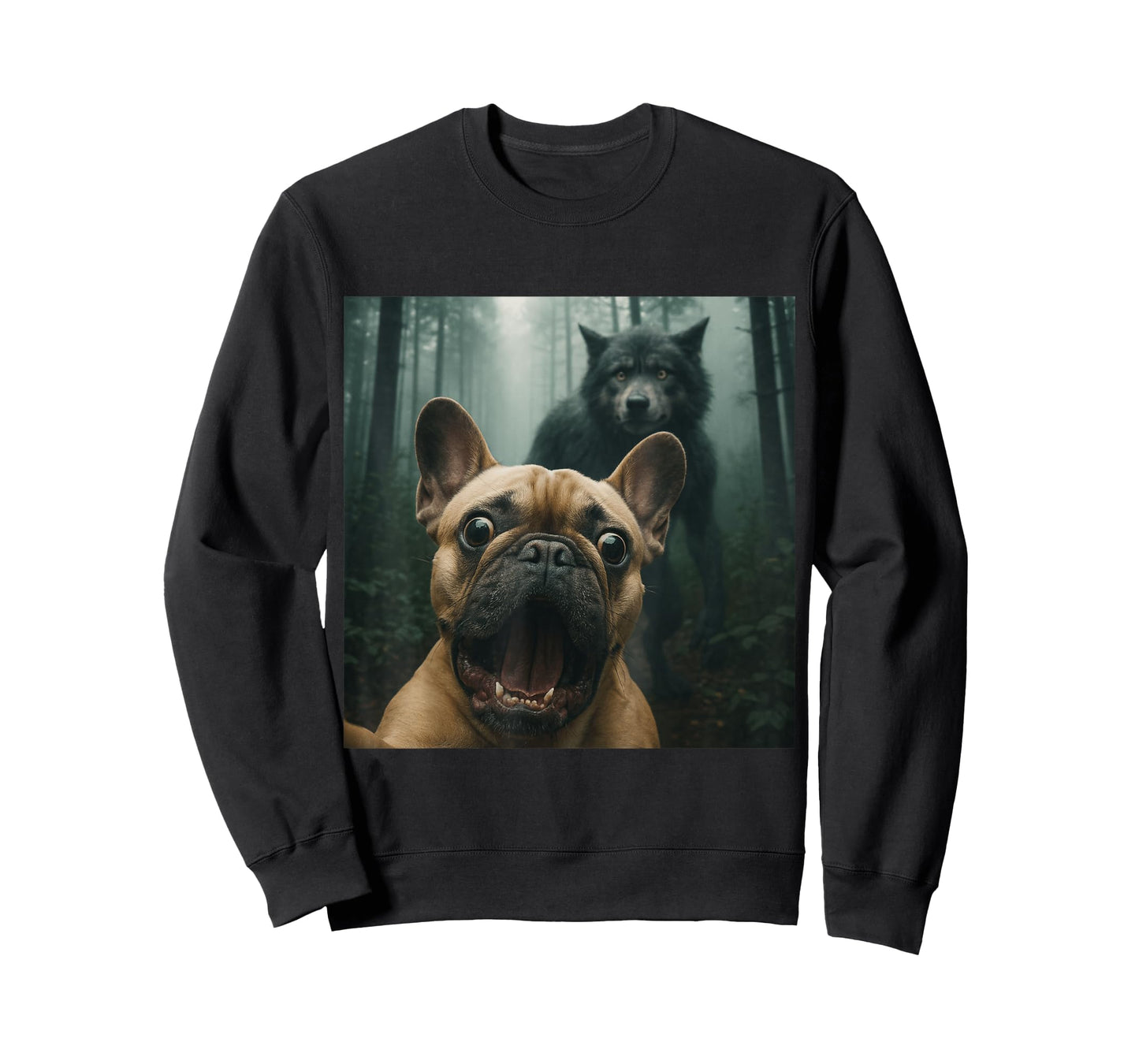 Frenchie Werewolf Funny Dog T-Shirt